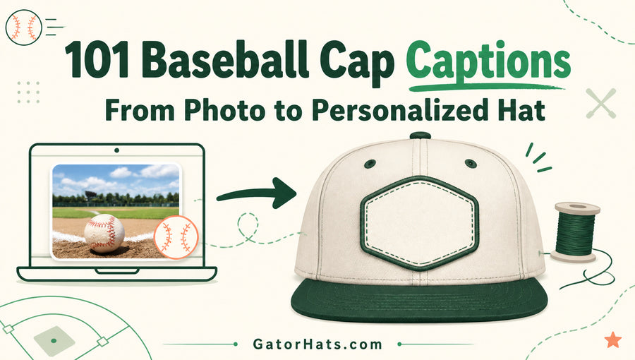 101 Baseball Cap Captions: From Photo to Personalized Hat