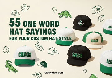 55 One Word Hat Sayings For Your Custom Hat Style