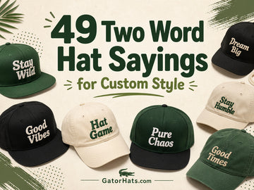 49 Two Word Hat Sayings for Custom Style