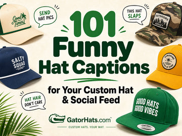 101 Funny Hat Captions for Your Custom Hat & Social Feed