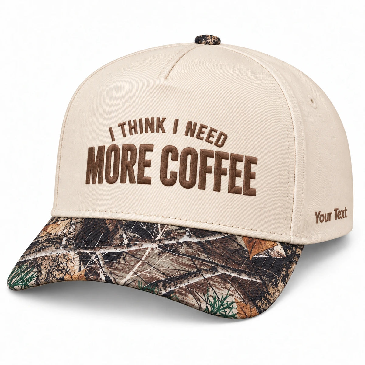 I Think I Need More Coffee Hat, Caffeine Morning Snapback