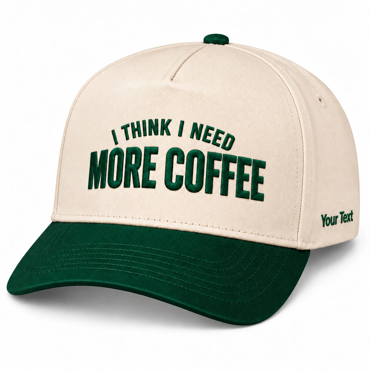 I Think I Need More Coffee Hat, Caffeine Morning Snapback