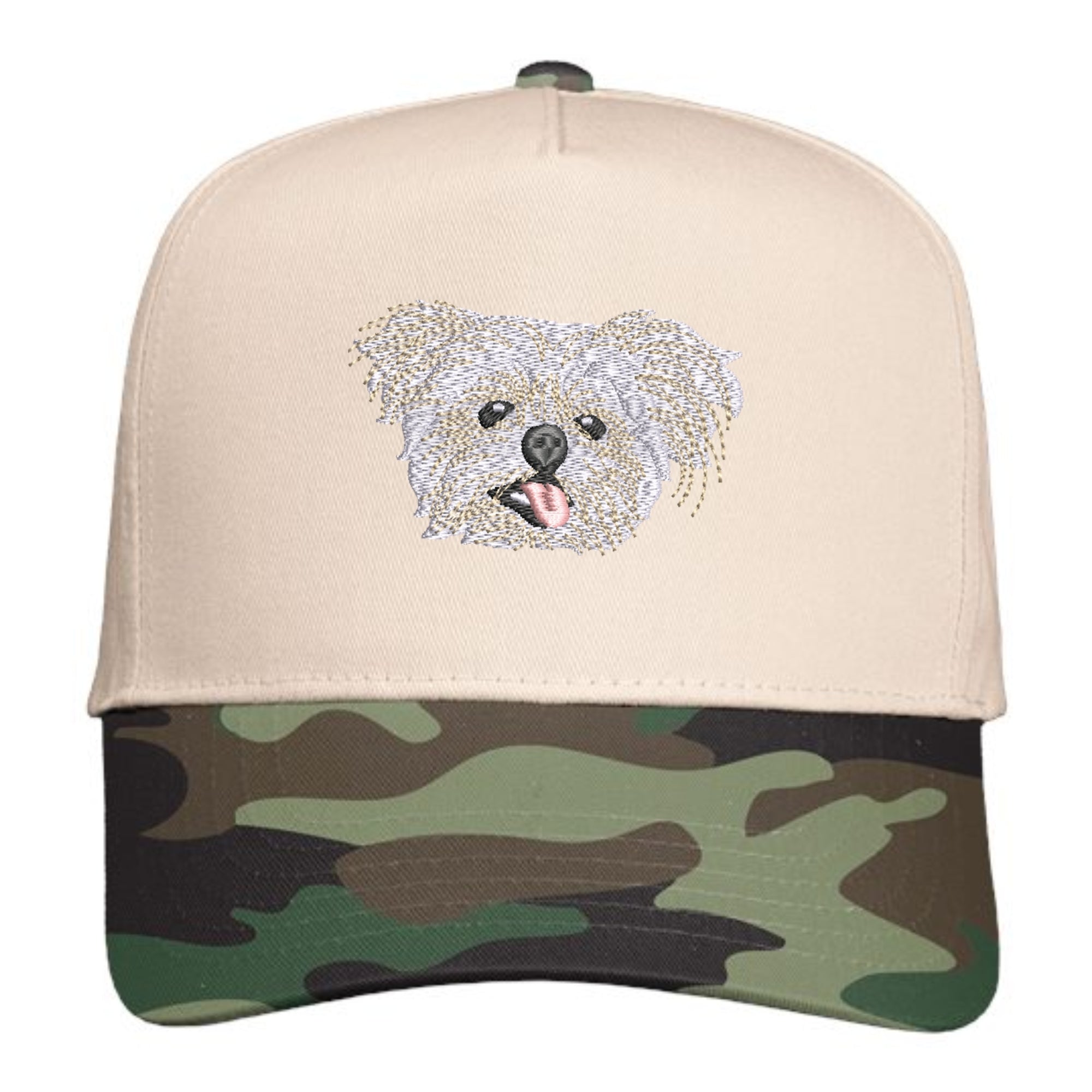 Custom Embroidered Pet Photo Snapback Hat – Dog & Cat Cap