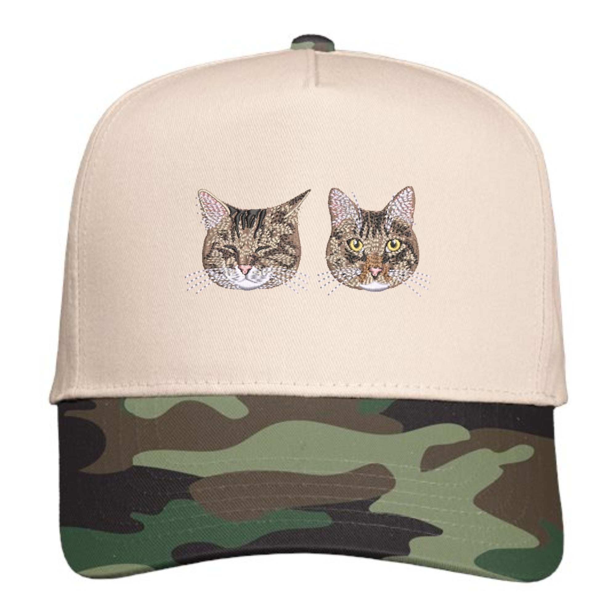 Custom Embroidered Pet Snapback Hat – Personalized Cat Hat