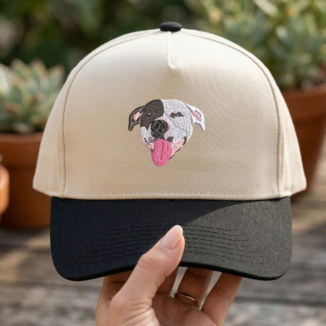 Personalized Pet Photo Snapback Hat – Custom Dog & Cat Cap