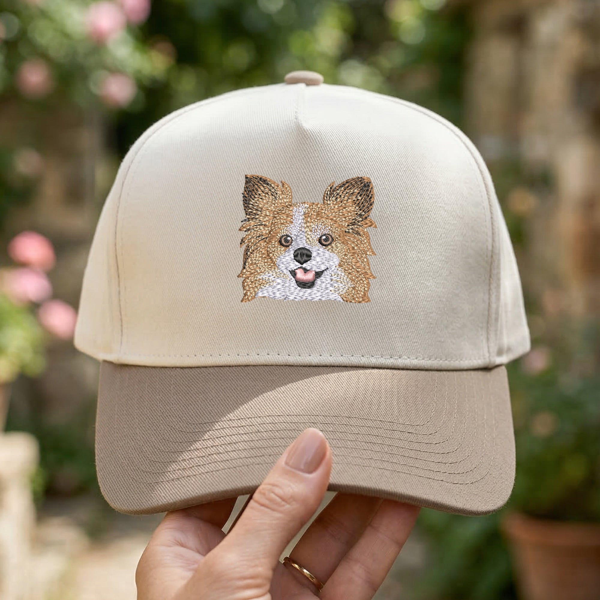 Custom Dog & Cat Photo Snapback Hat – Embroidered Pet Cap