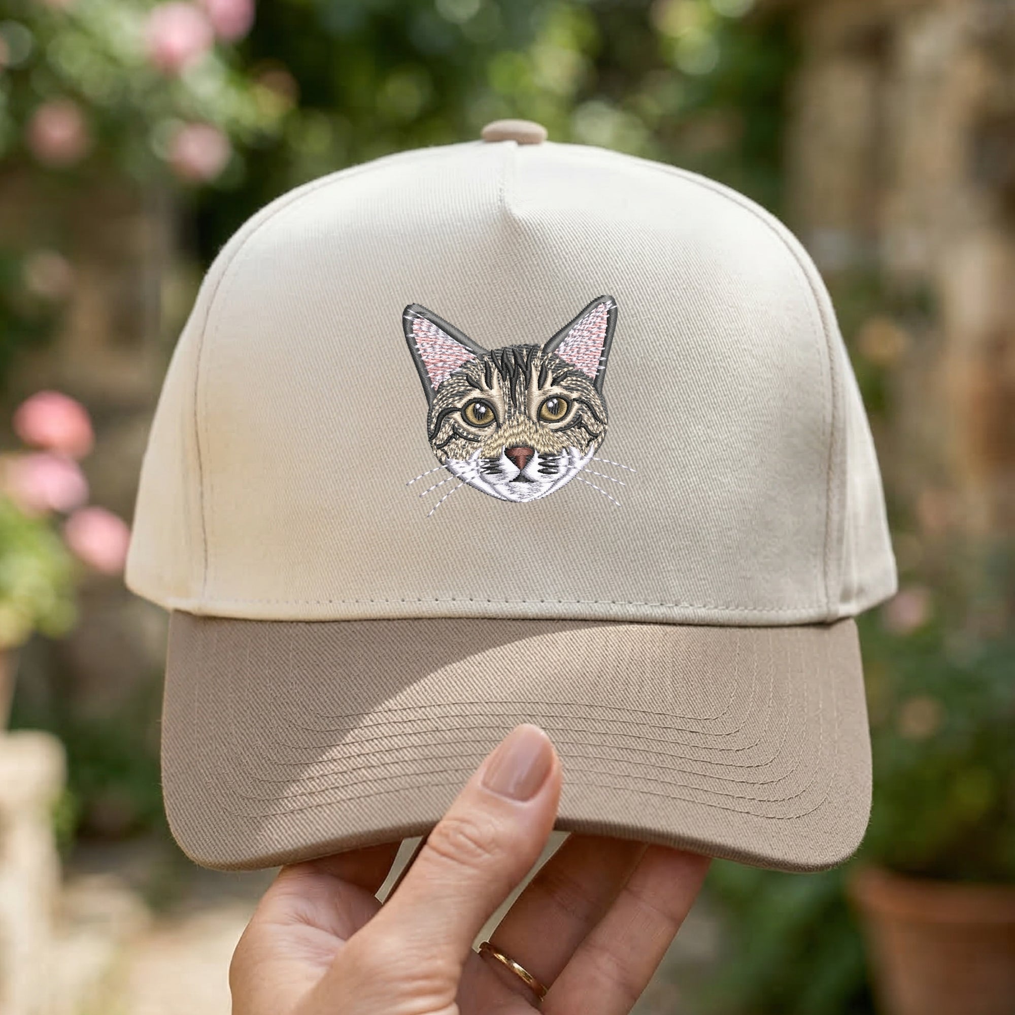 Embroidered Pet Photo Snapback Hat – Personalized Pet Cap