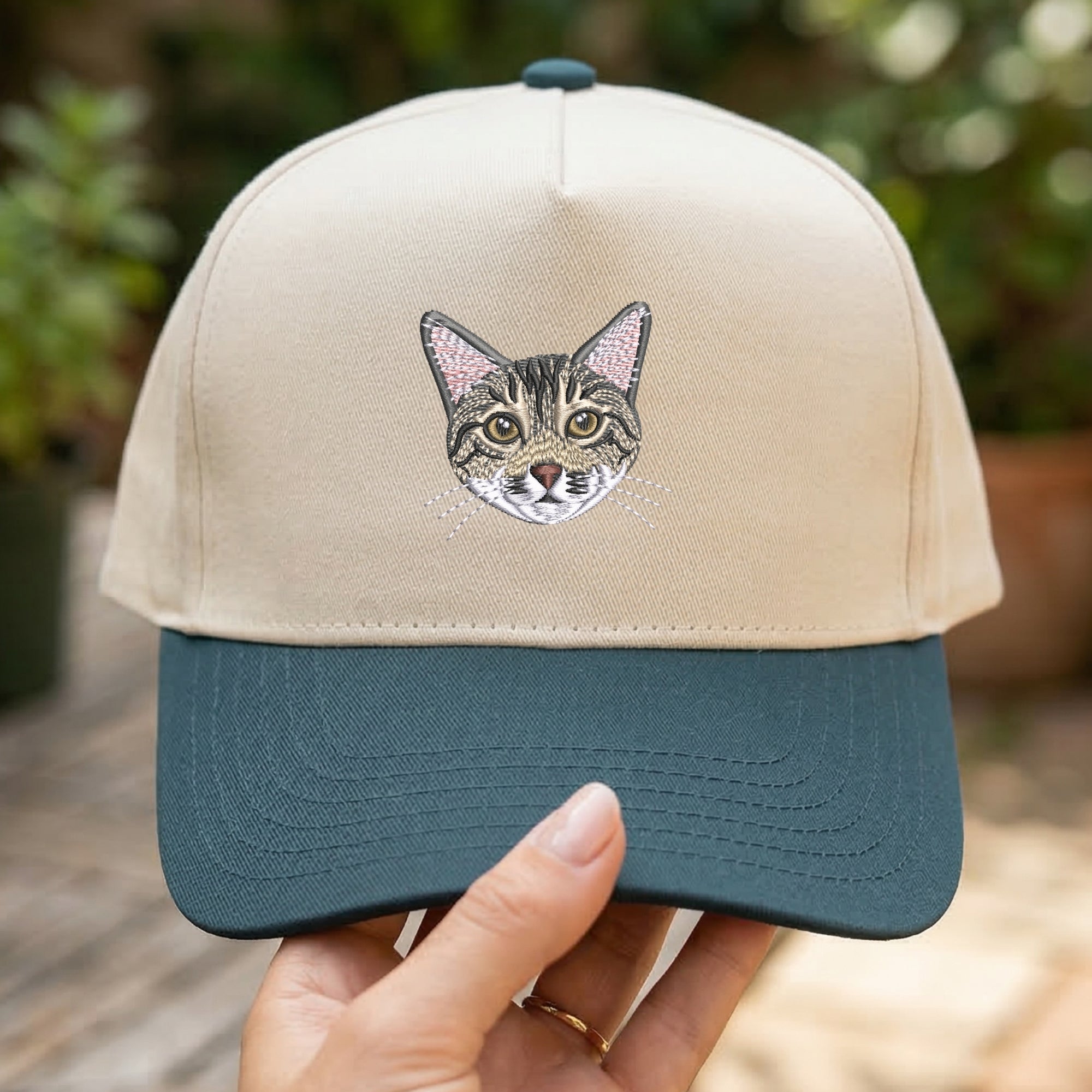 Embroidered Pet Photo Snapback Hat – Personalized Pet Cap