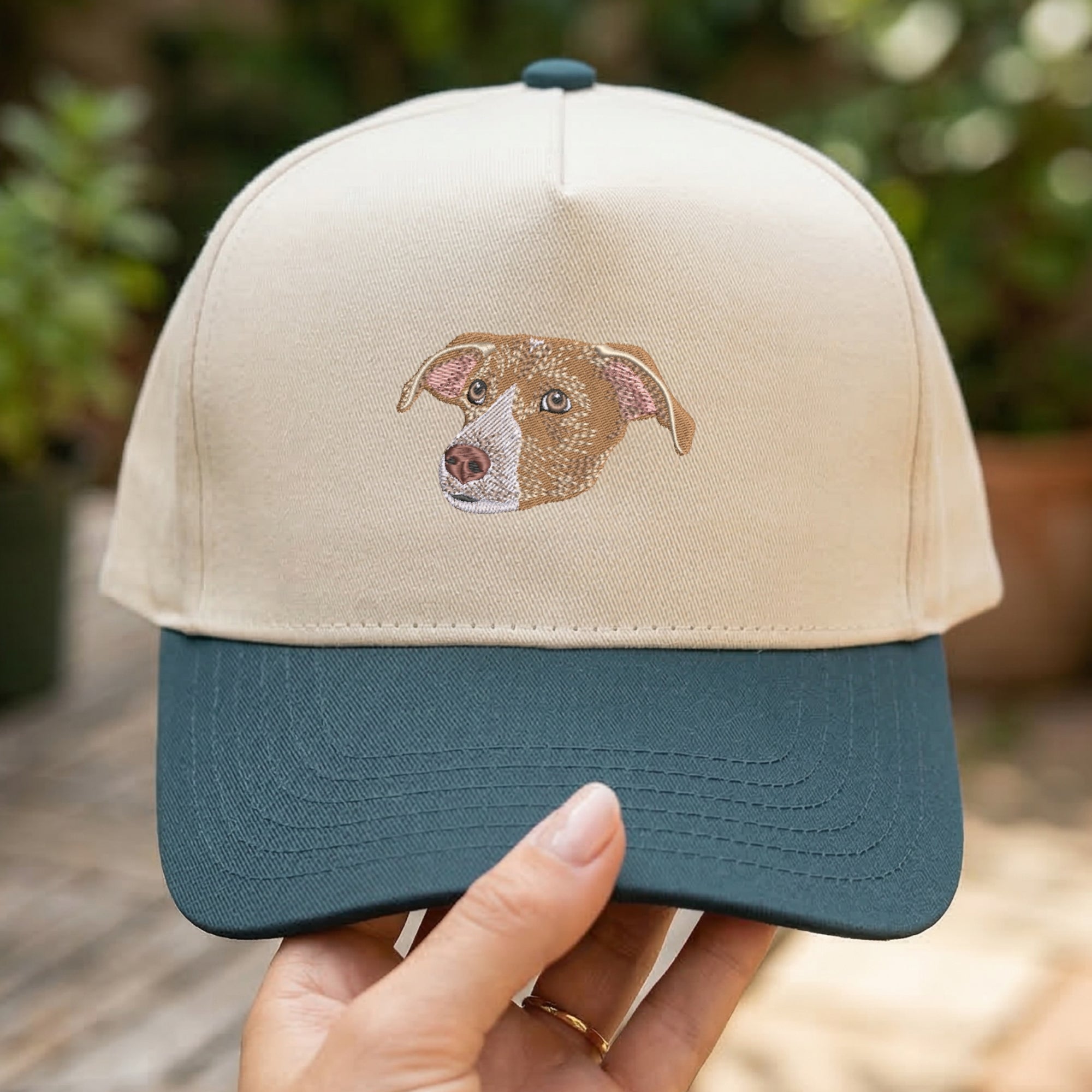 Custom Dog & Cat Photo Snapback Hat – Embroidered Pet Cap