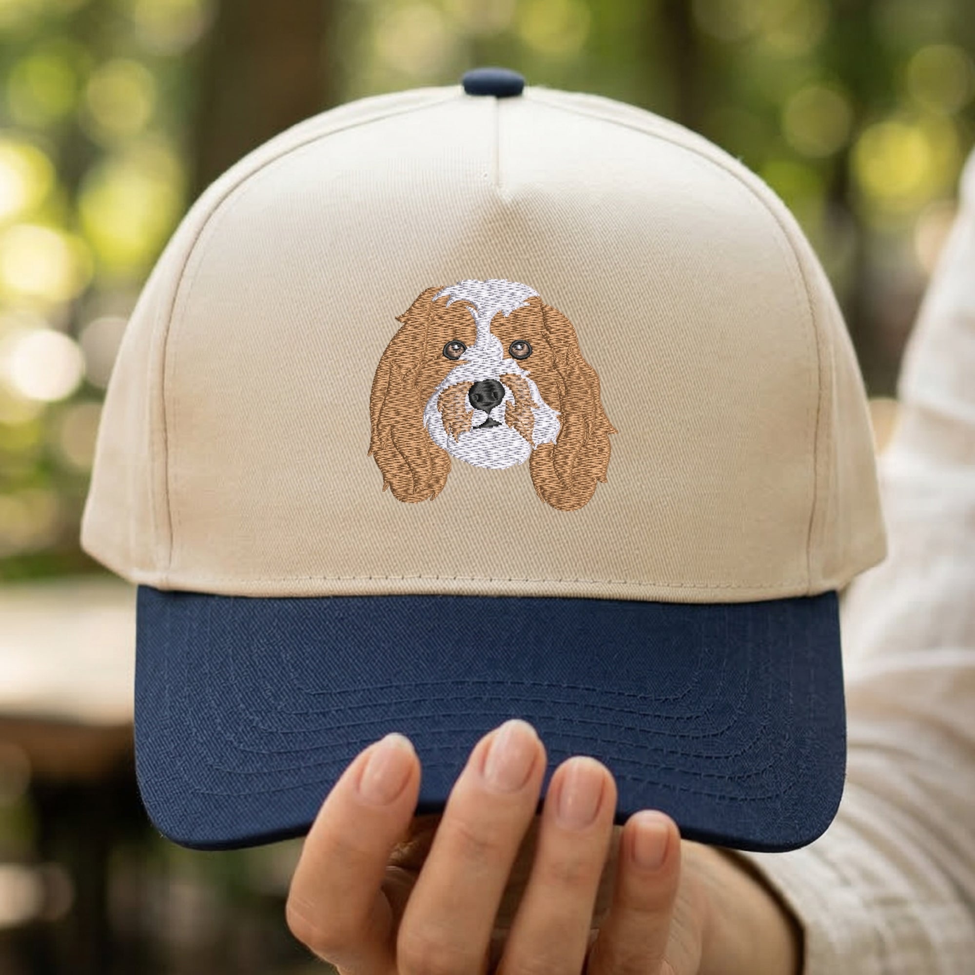 Custom Dog & Cat Photo Snapback Hat – Embroidered Pet Cap