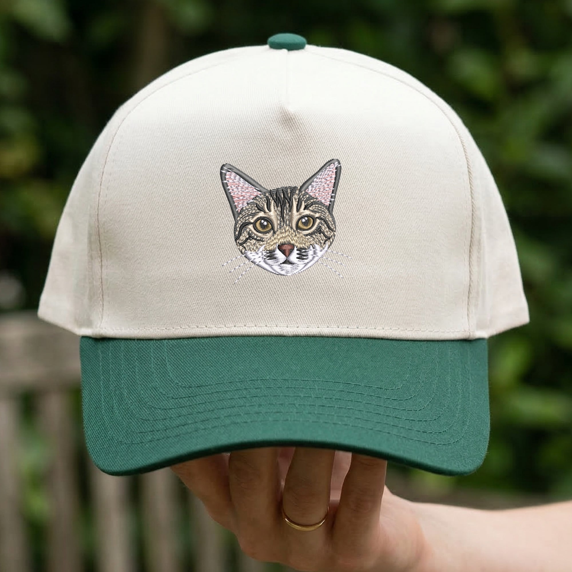 Embroidered Pet Photo Snapback Hat – Personalized Pet Cap