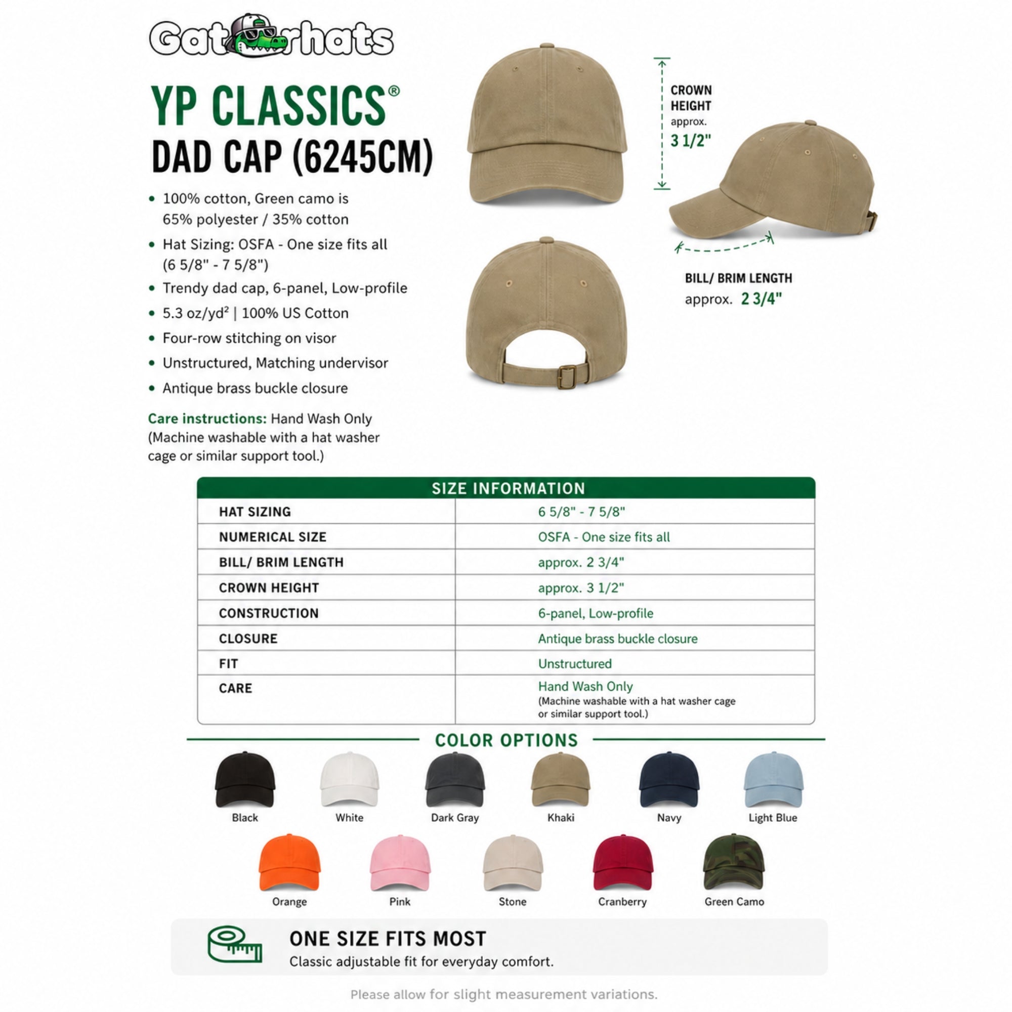 Custom Embroidered Cap with Personalized Text