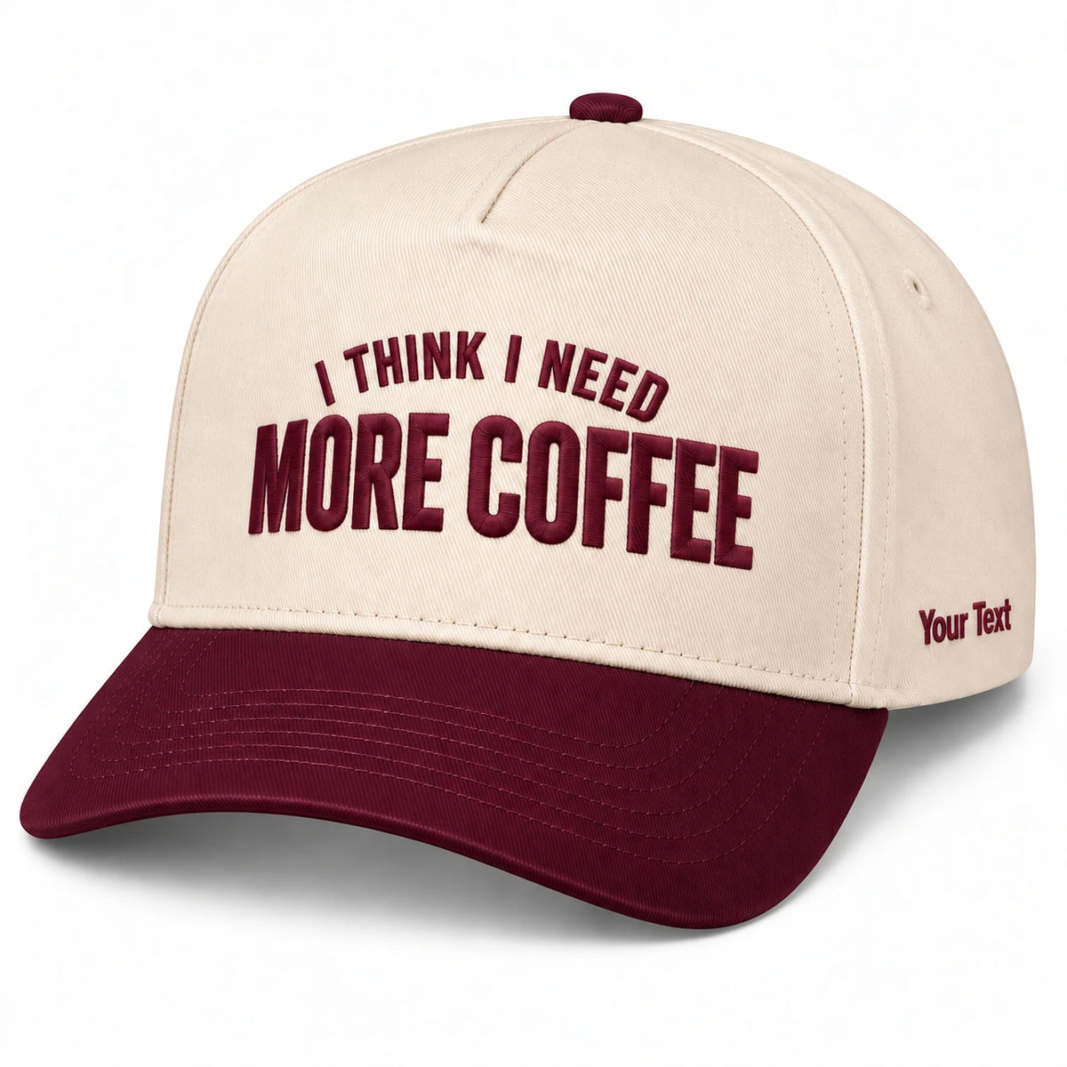 I Think I Need More Coffee Hat, Caffeine Morning Snapback