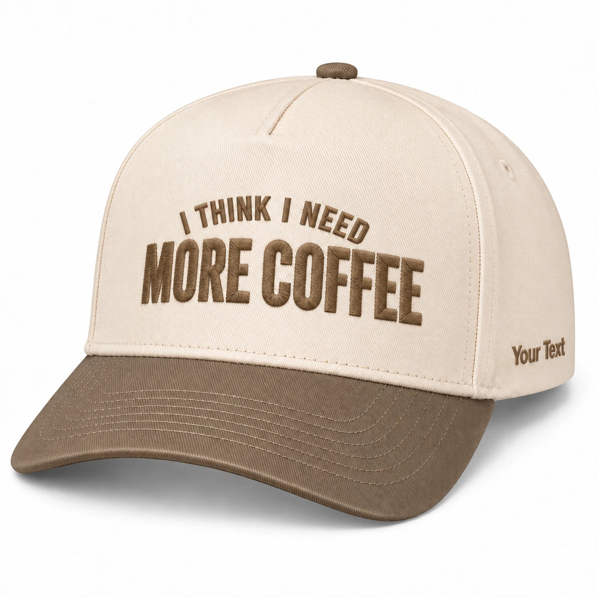 I Think I Need More Coffee Hat, Caffeine Morning Snapback
