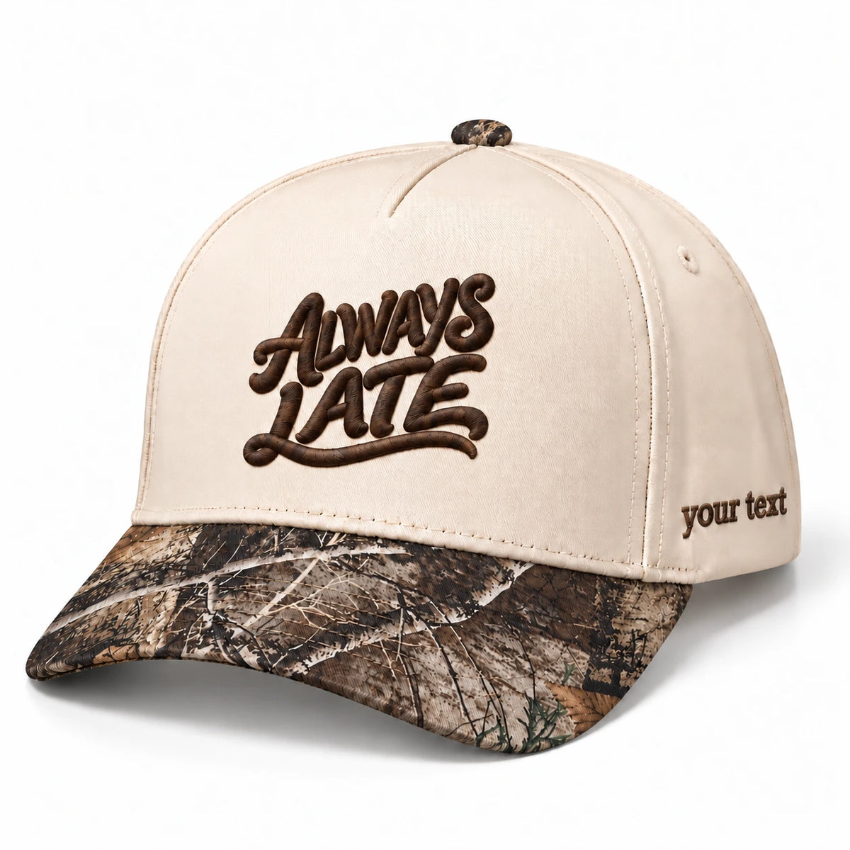 Always Late Hat, Fashionably Tardy Humor Snapback