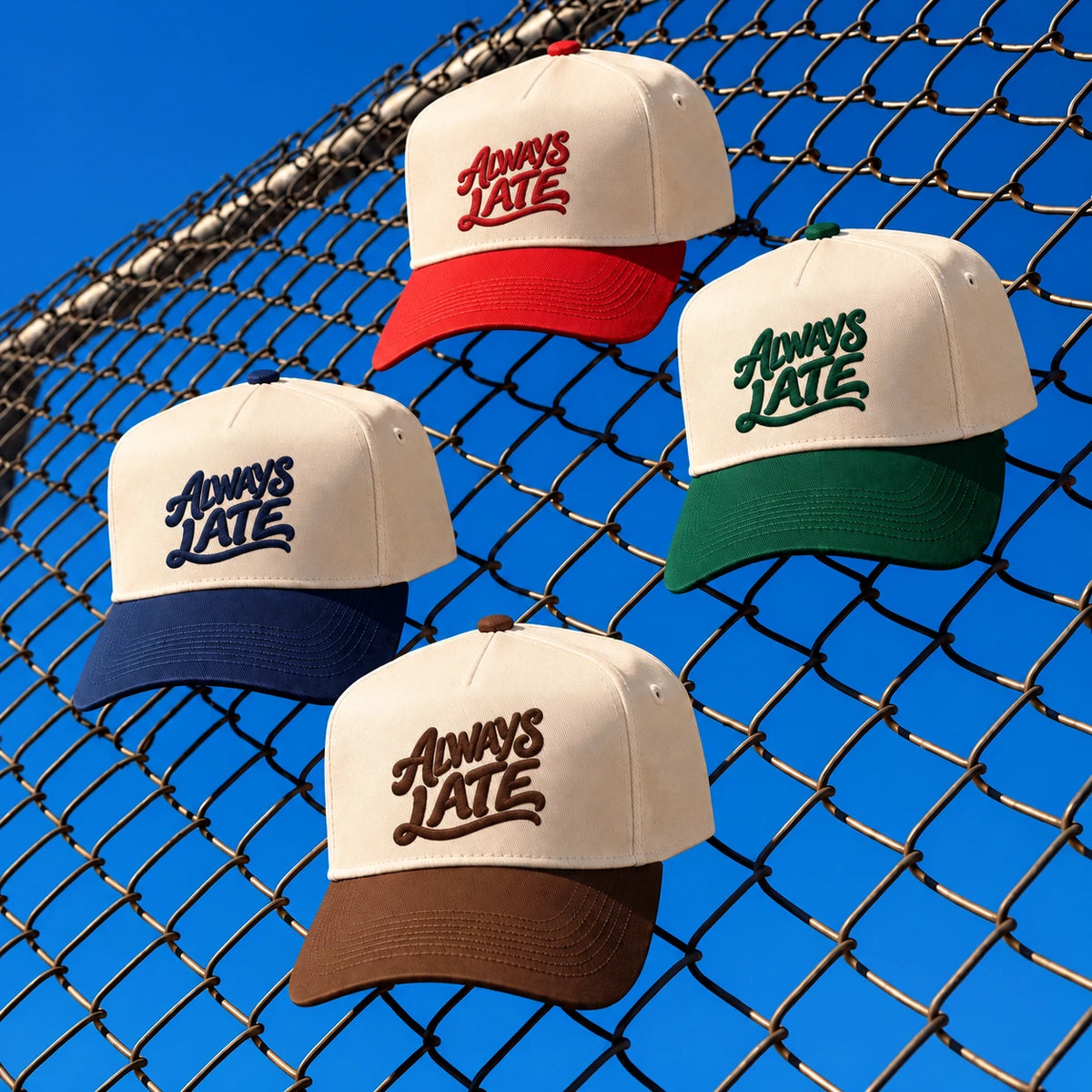 Always Late Hat, Fashionably Tardy Humor Snapback