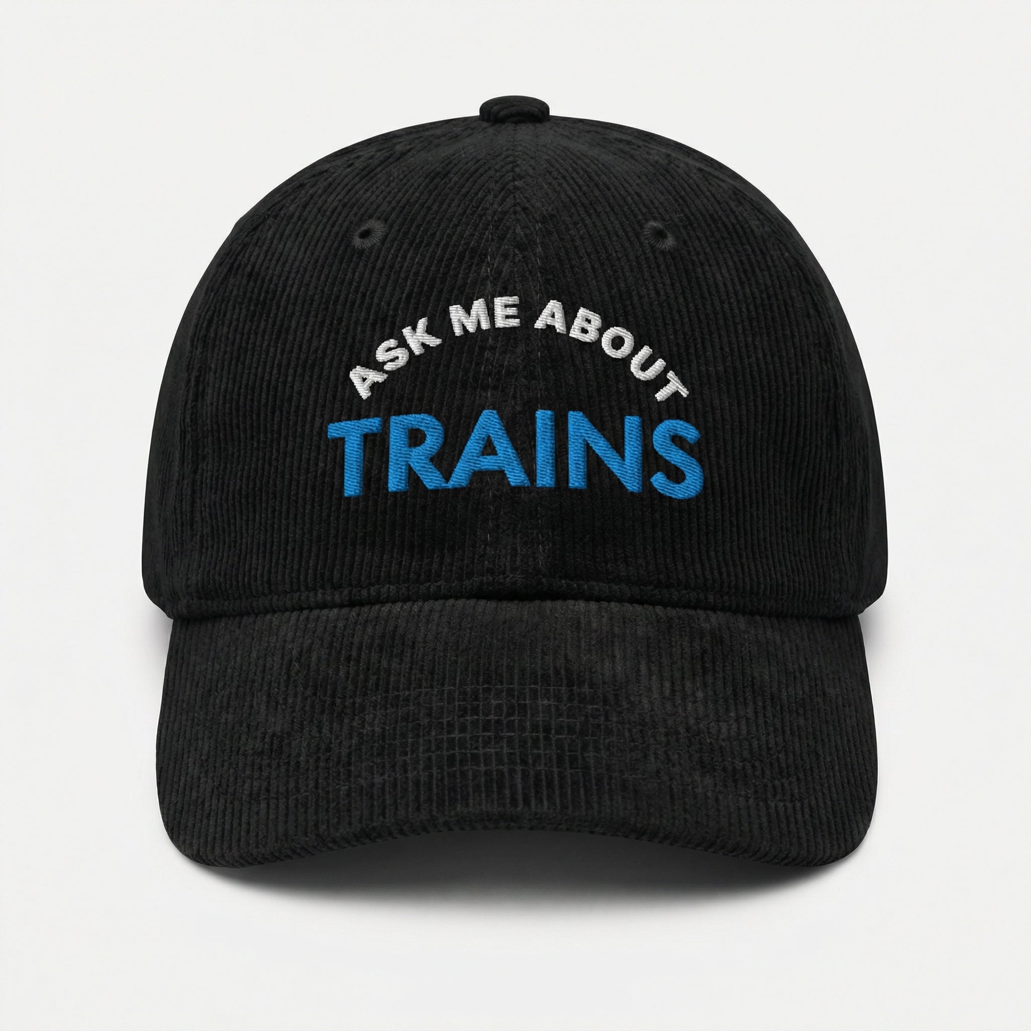 Custom Ask Me About Trains I’m an Expert Hat – Funny Dad Cap