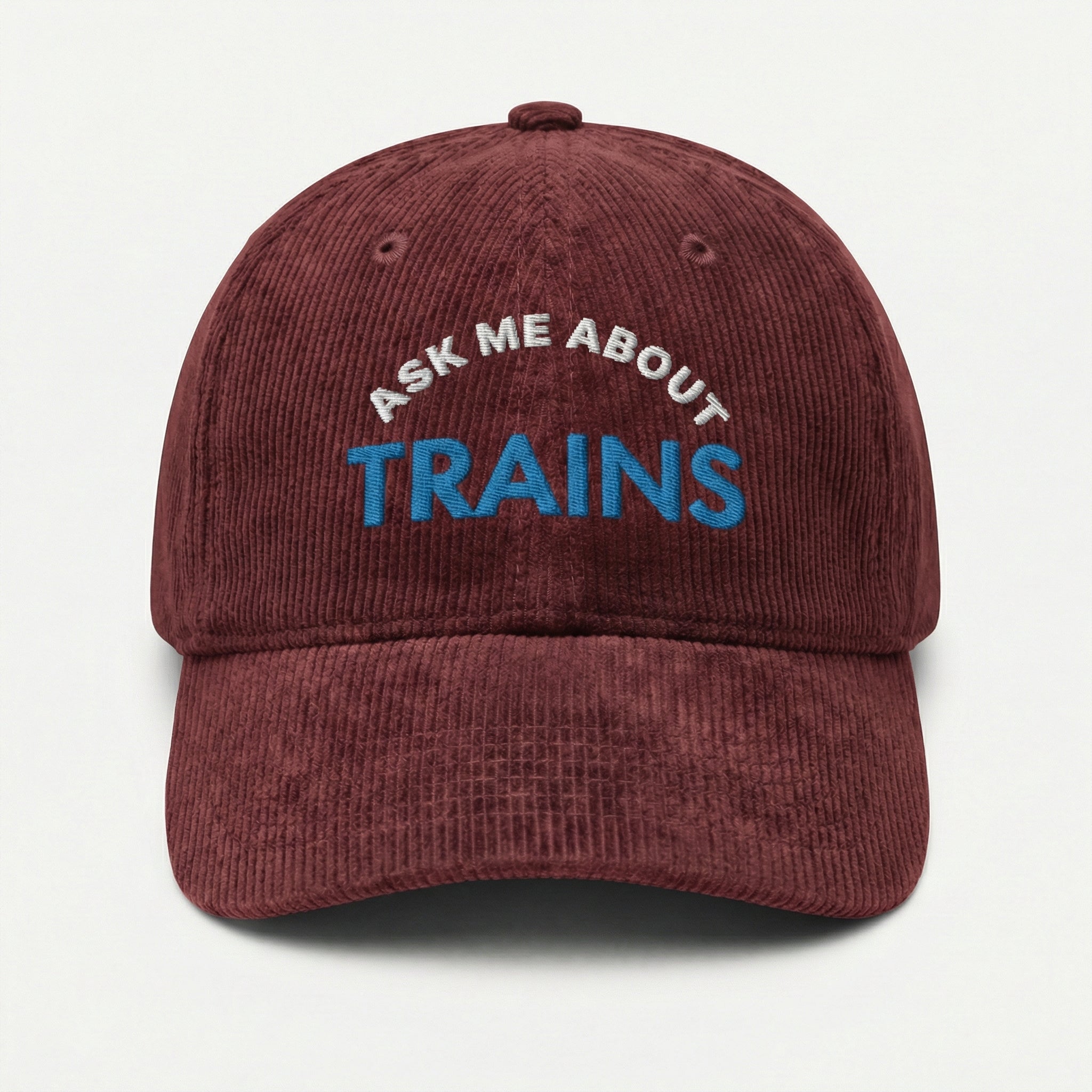 Custom Ask Me About Trains I’m an Expert Hat – Funny Dad Cap