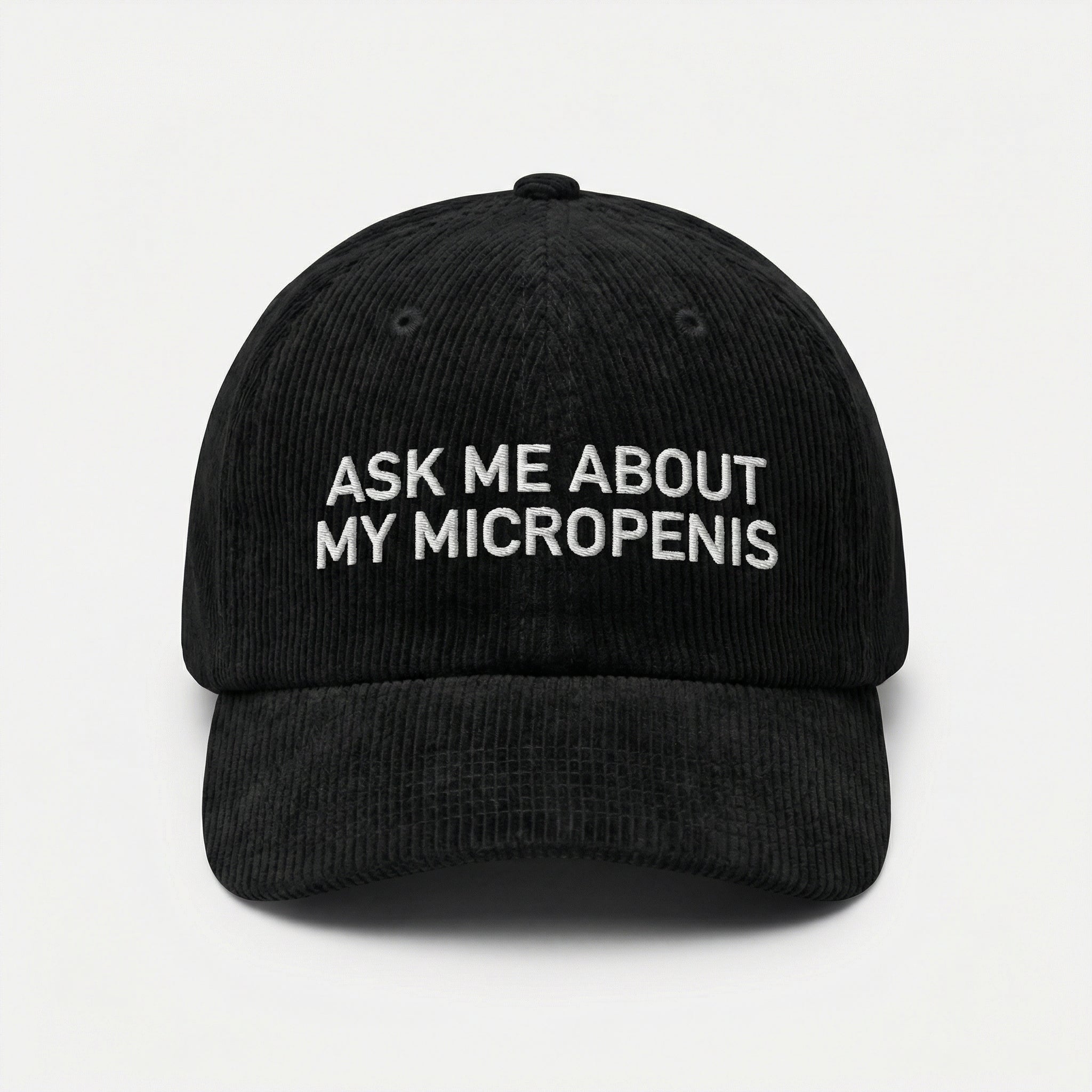 Custom Ask Me About It Embroidered Hat – Bold Dark Humor Dad Cap