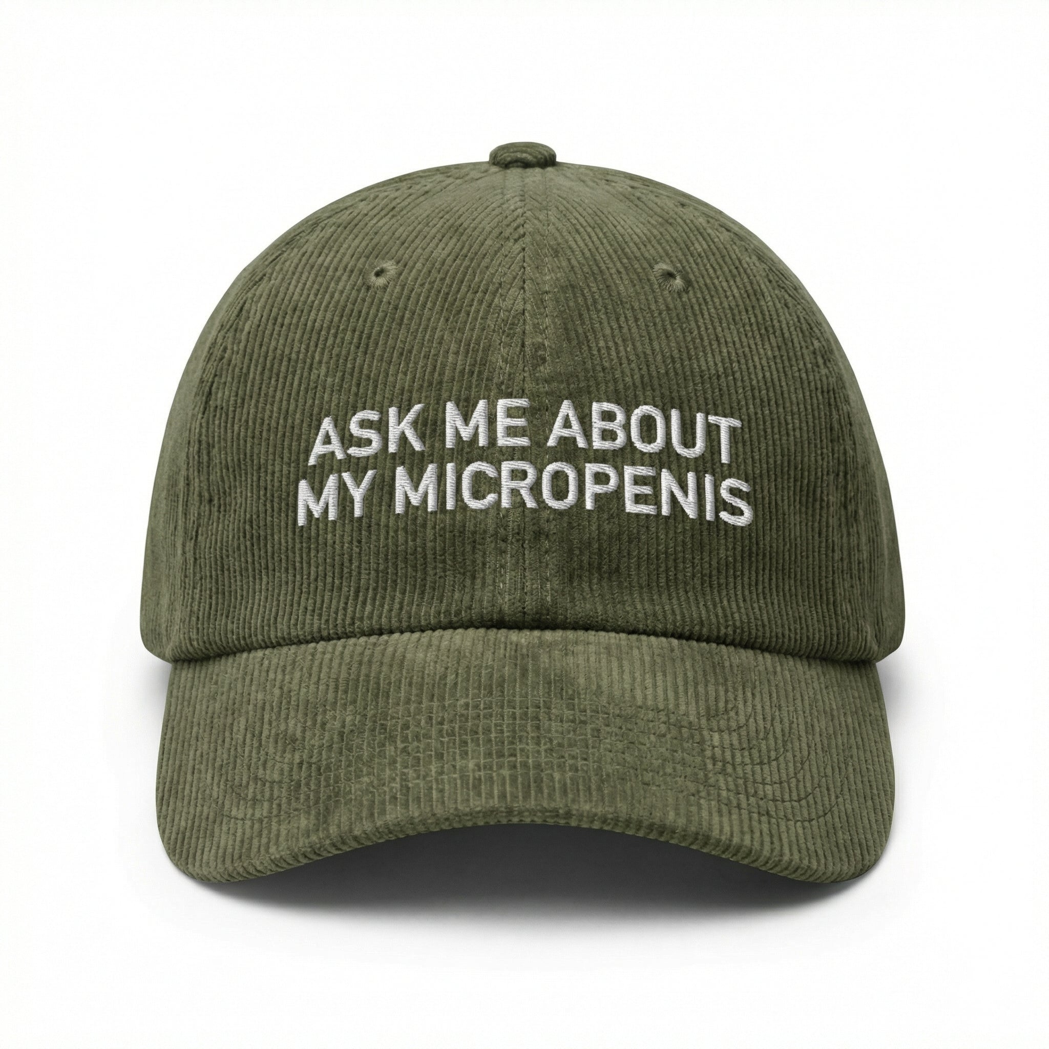 Custom Ask Me About It Embroidered Hat – Bold Dark Humor Dad Cap