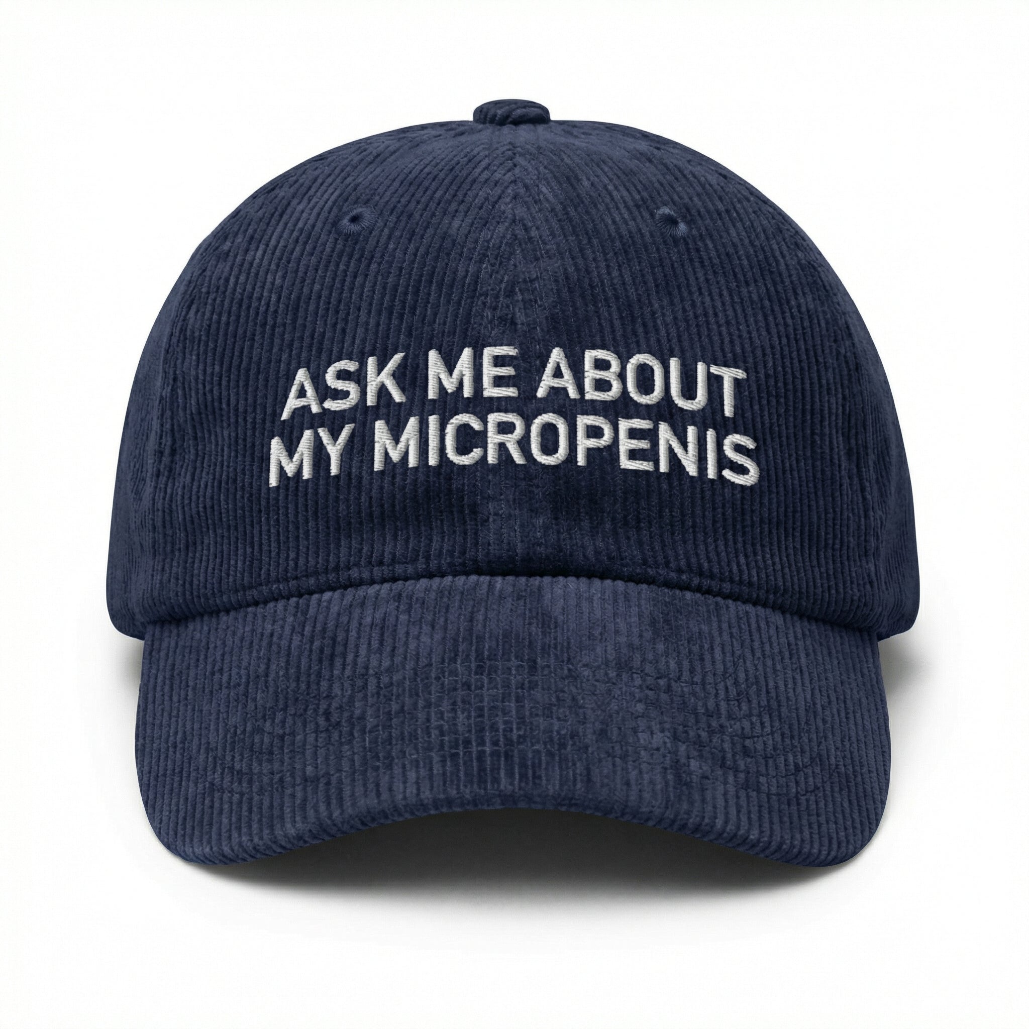 Custom Ask Me About It Embroidered Hat – Bold Dark Humor Dad Cap