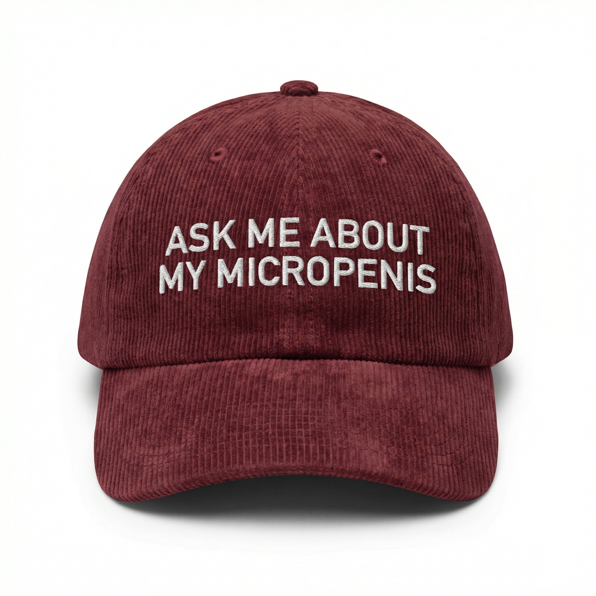 Custom Ask Me About It Embroidered Hat – Bold Dark Humor Dad Cap
