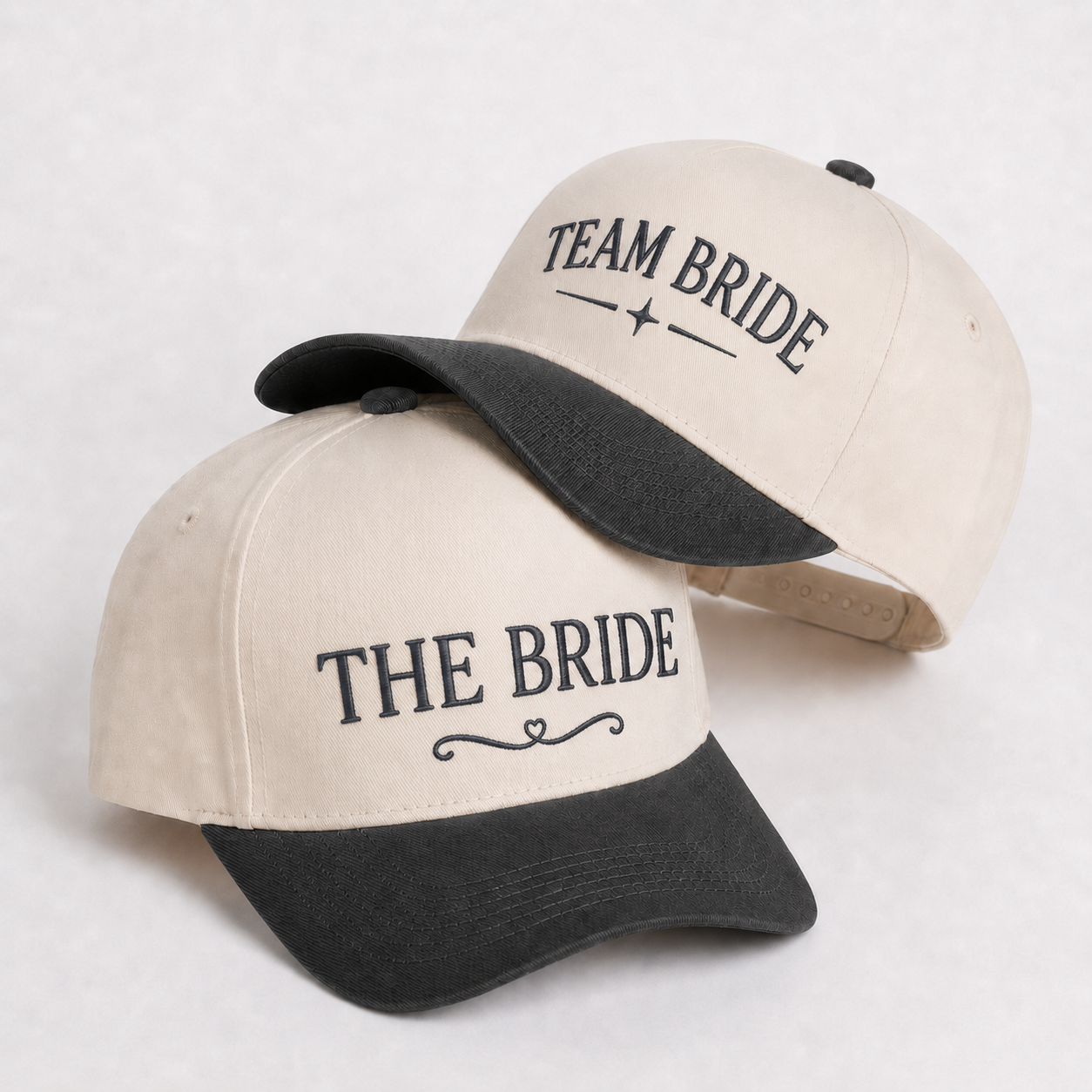 Custom Couples Snapback Hat - Personalized Wedding Party Snapback Hat