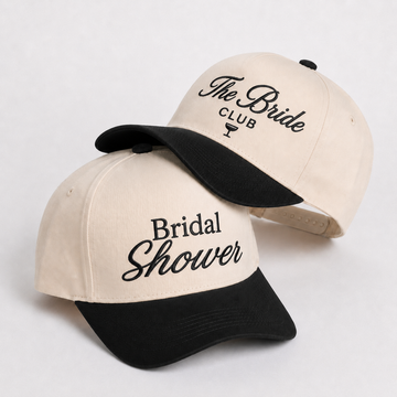 Custom Couples Snapback Hat - Personalized Wedding Party Snapback Hat