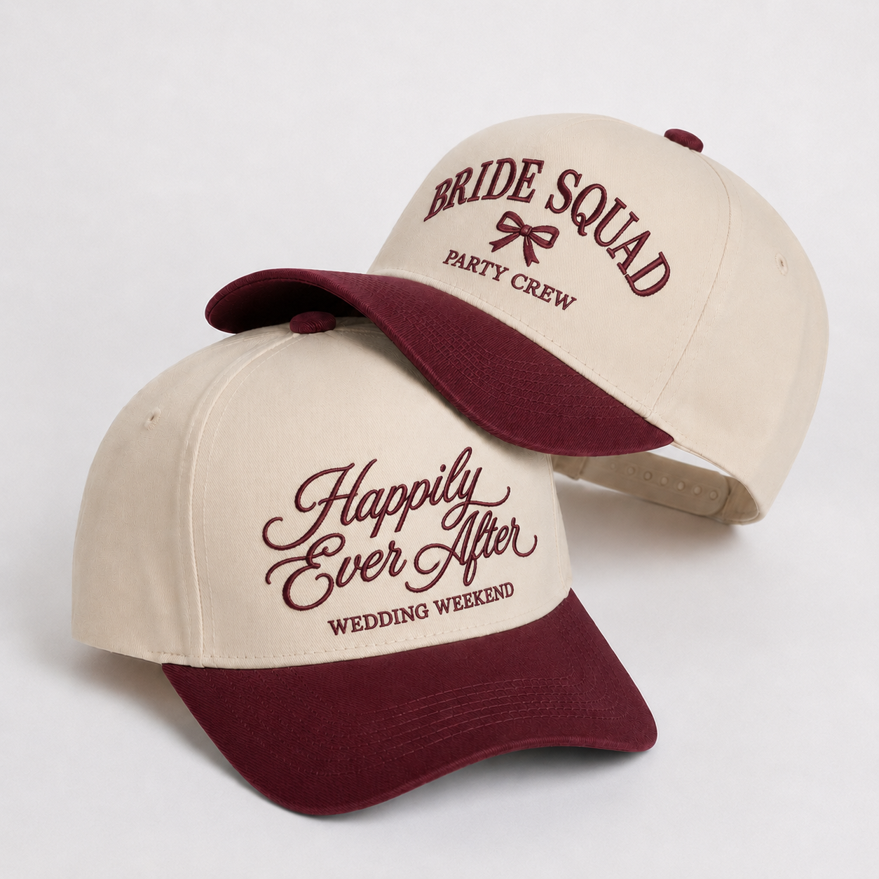 Wedding Party Snapback Hat - Custom Embroidered Bridal Snapback Hat
