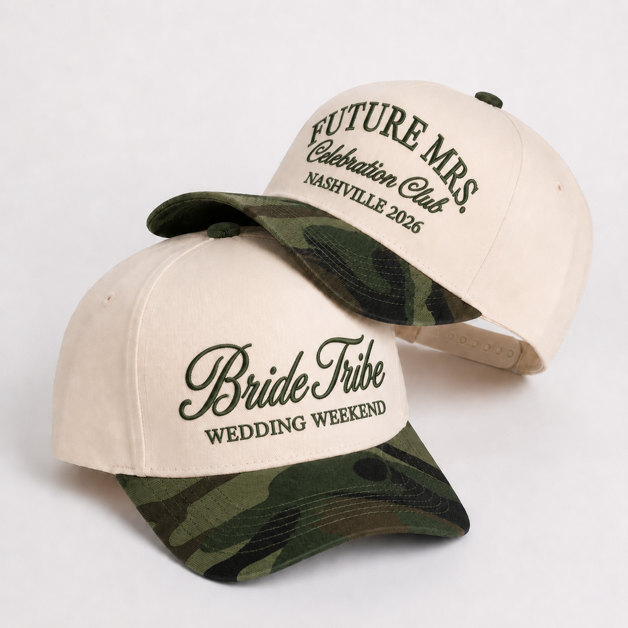Bachelorette Party Snapback Hat - Personalized Bride Squad Snapback Hat