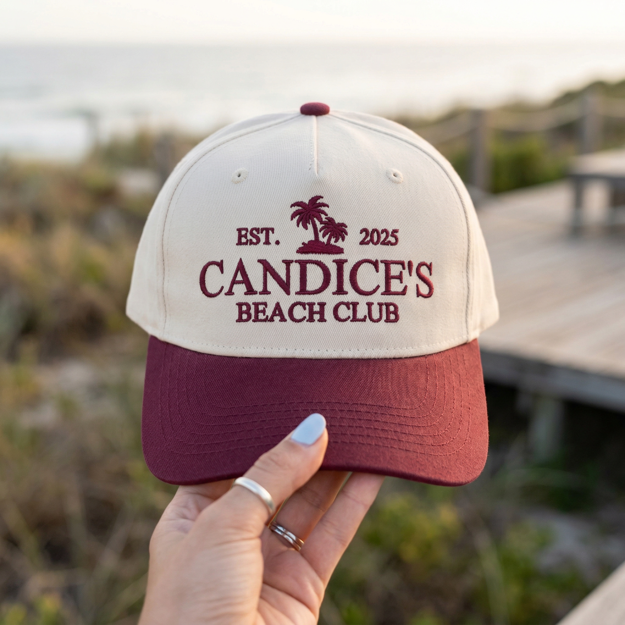Bachelorette Party Two-Tone Snapback Hat for Women – Bride Squad Cap