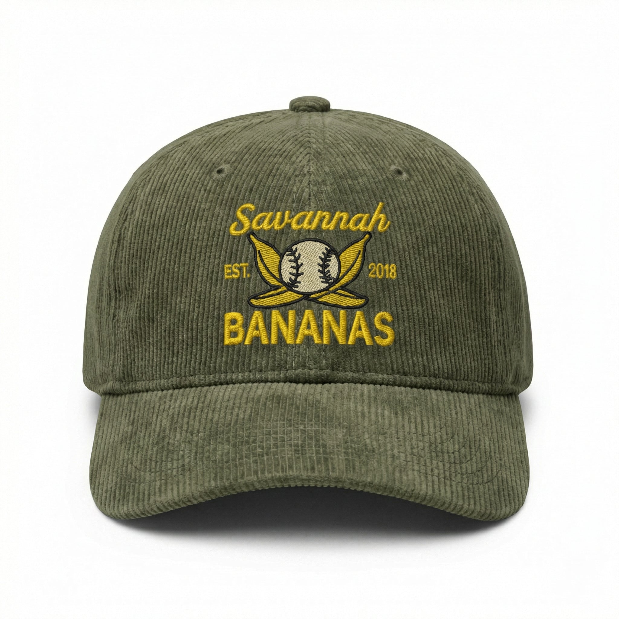 Custom Banana Baseball Team Embroidered Hat – Funny Sports Dad Cap