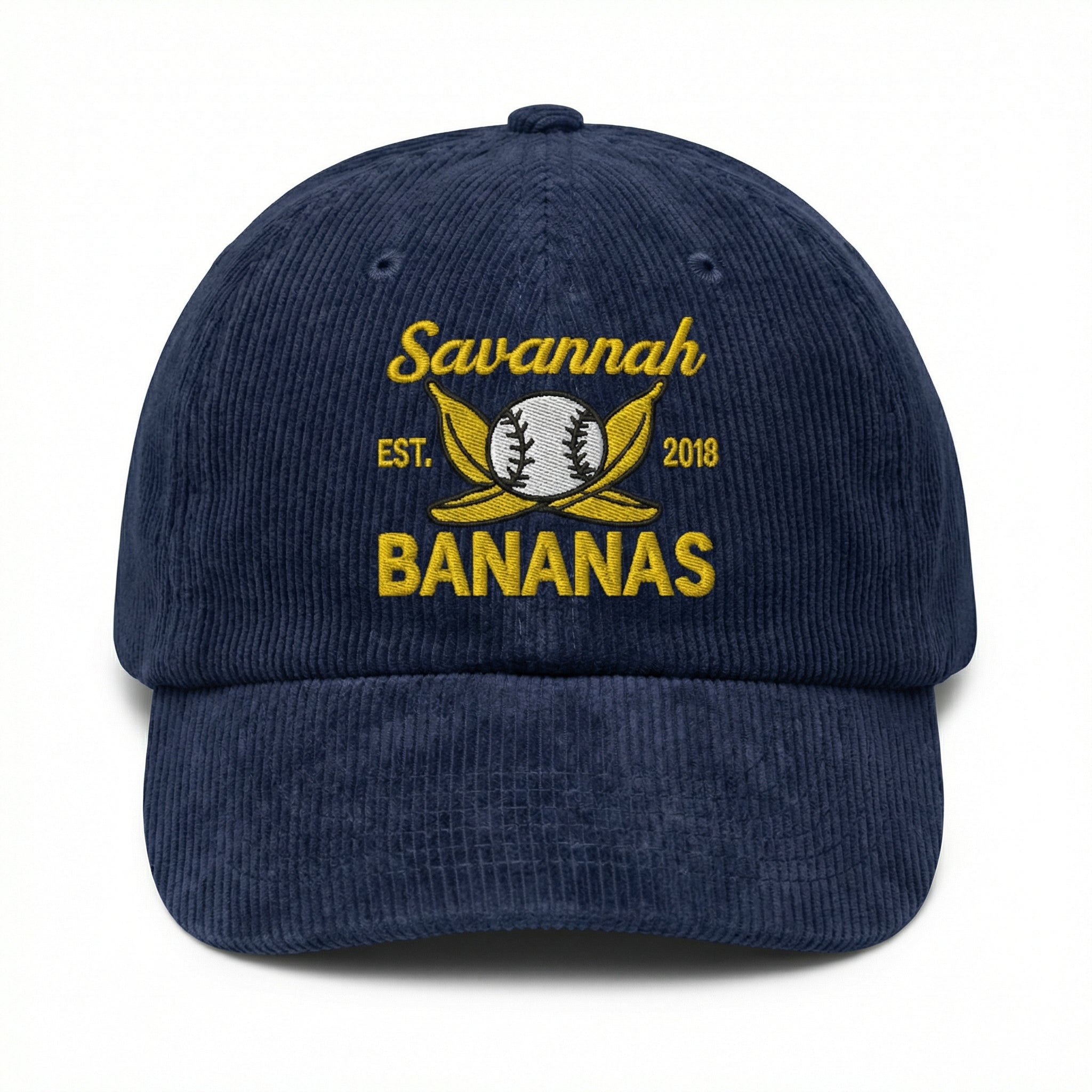 Custom Banana Baseball Team Embroidered Hat – Funny Sports Dad Cap