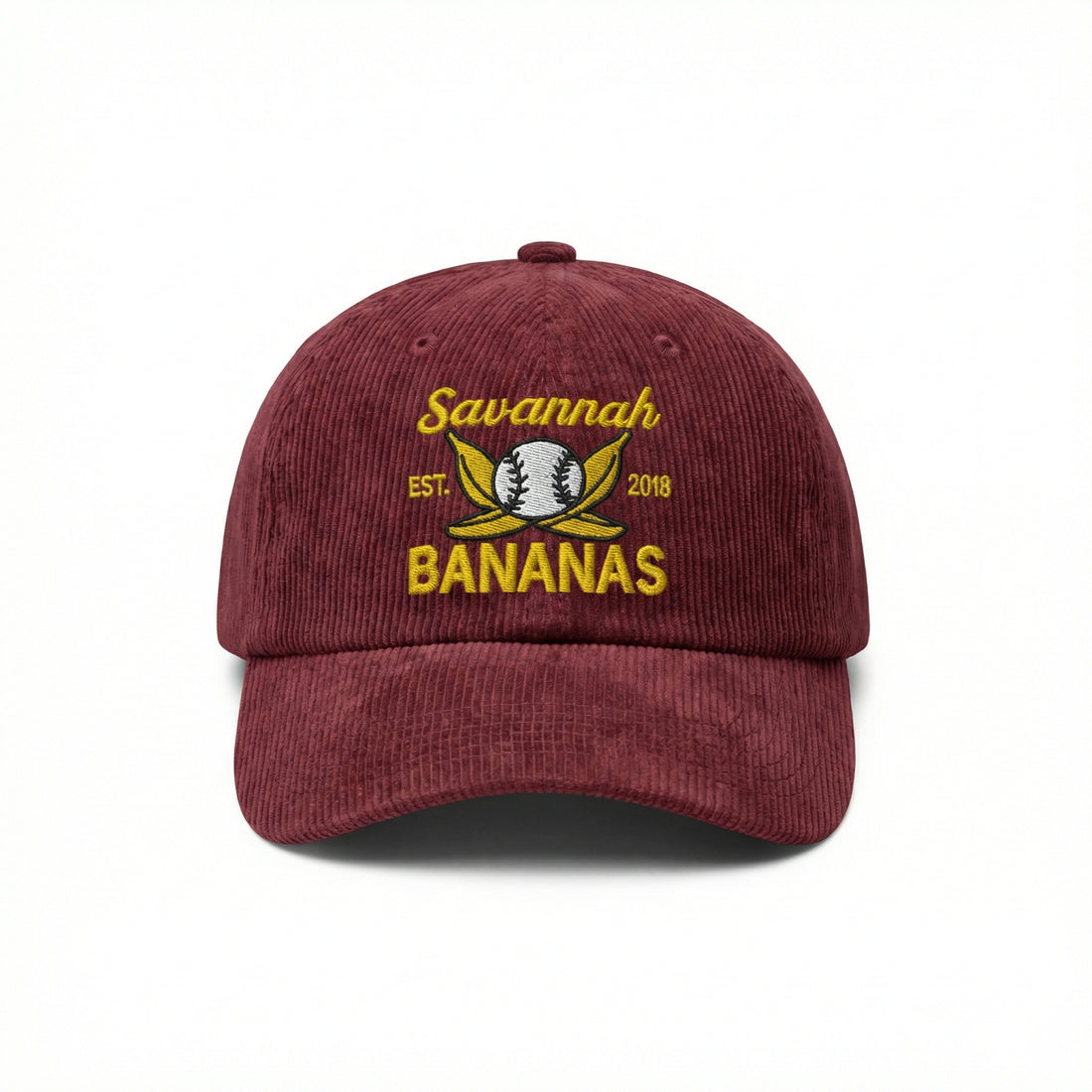 Custom Banana Baseball Team Embroidered Hat – Funny Sports Dad Cap