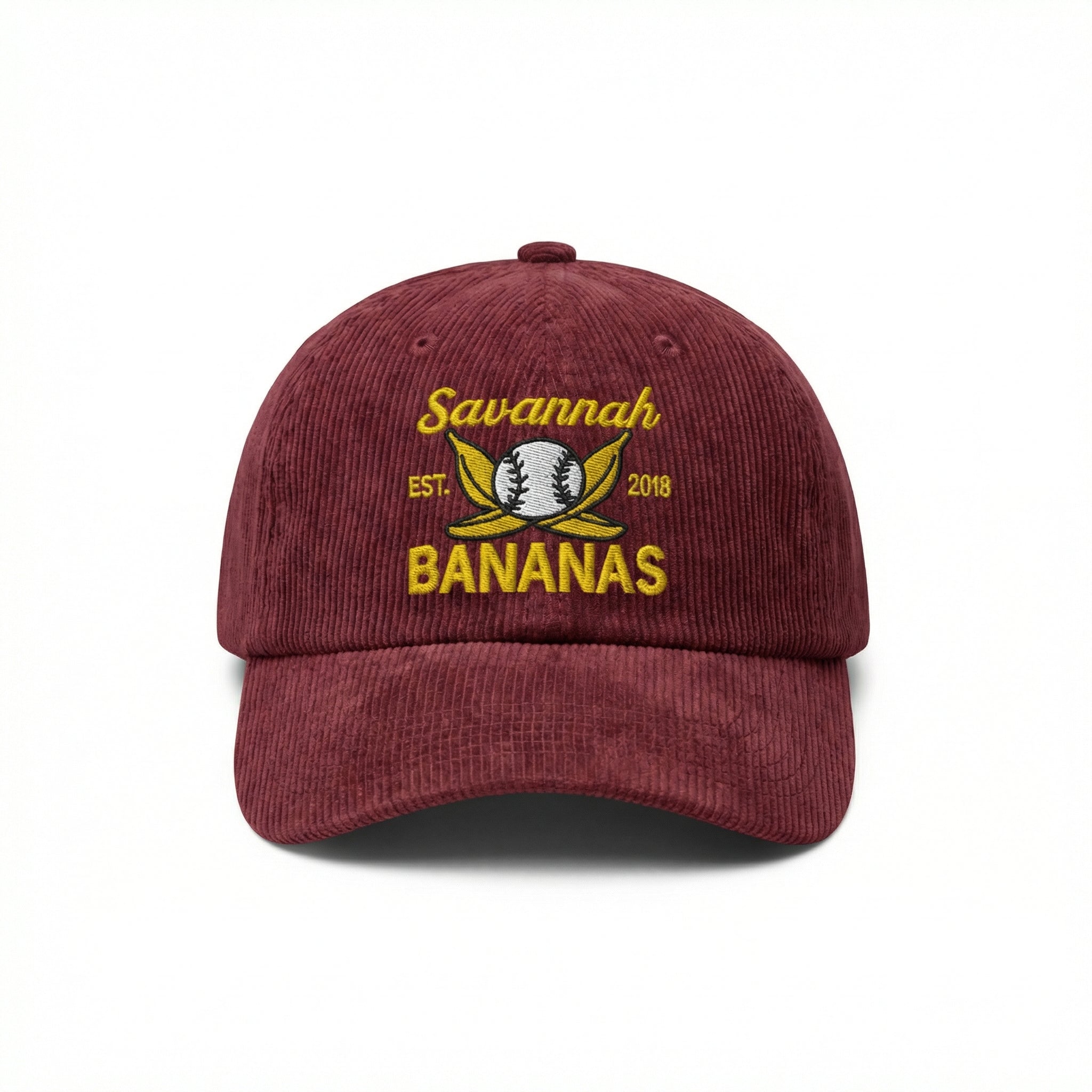 Custom Banana Baseball Team Embroidered Hat – Funny Sports Dad Cap