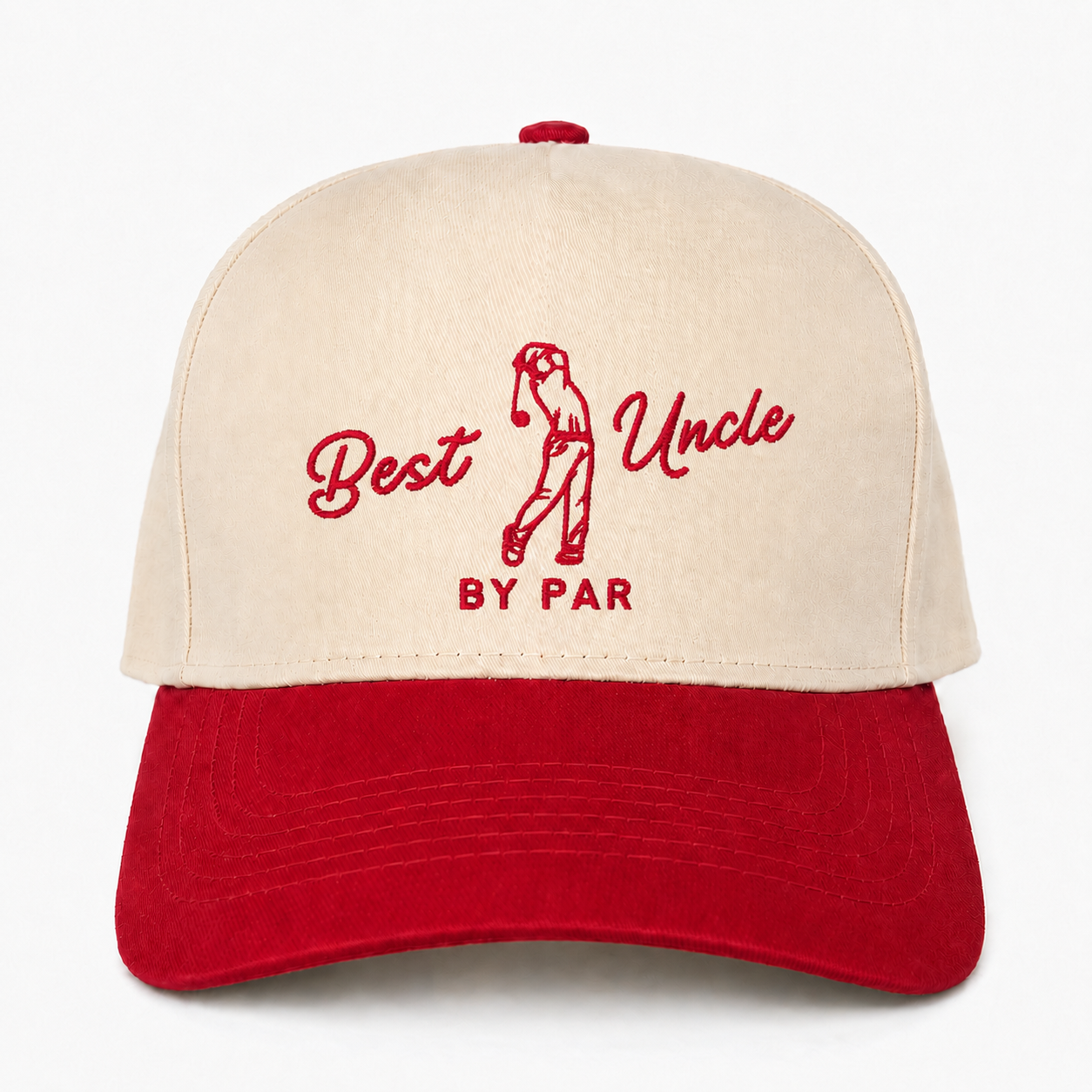 Custom Best Uncle By Par Embroidered Snapback Hat – Funny Uncle Golf Gift