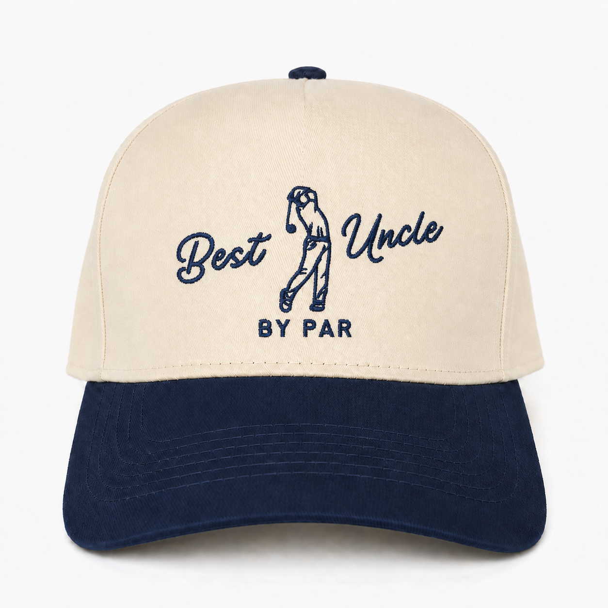 Custom Best Uncle By Par Embroidered Snapback Hat – Funny Uncle Golf Gift