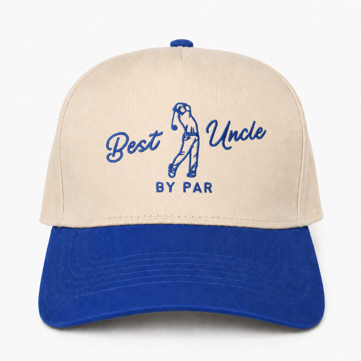 Custom Best Uncle By Par Embroidered Snapback Hat – Funny Uncle Golf Gift