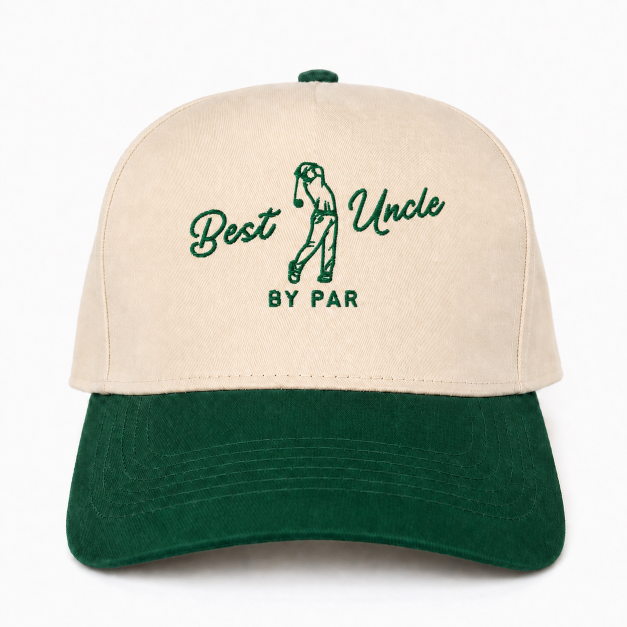 Custom Best Uncle By Par Embroidered Snapback Hat – Funny Uncle Golf Gift