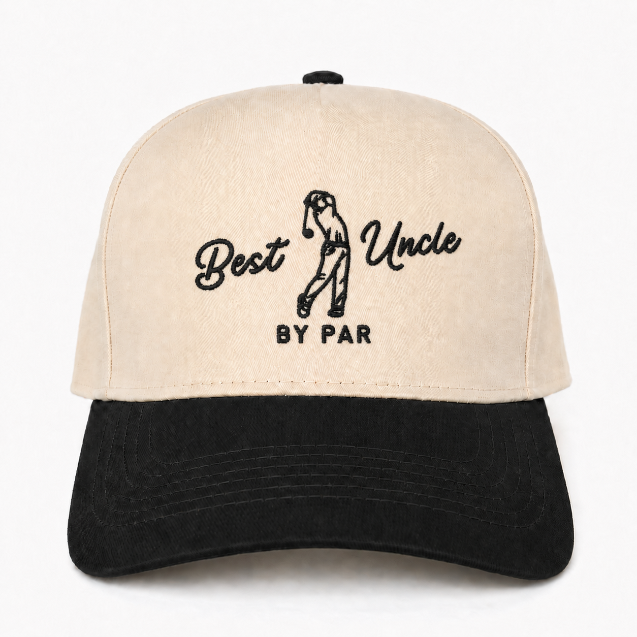 Custom Best Uncle By Par Embroidered Snapback Hat – Funny Uncle Golf Gift