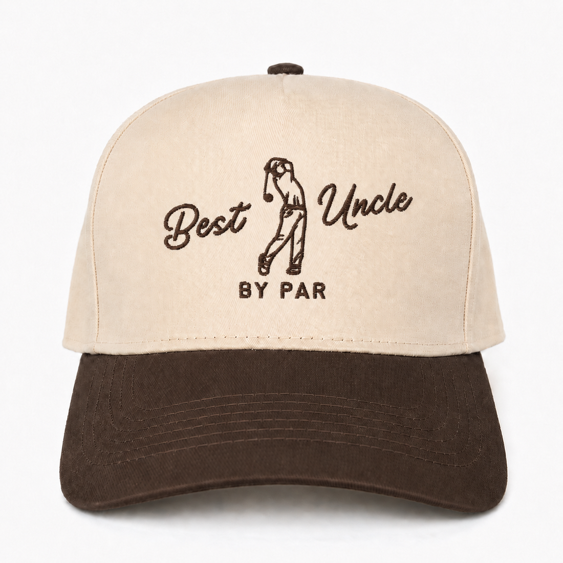 Custom Best Uncle By Par Embroidered Snapback Hat – Funny Uncle Golf Gift