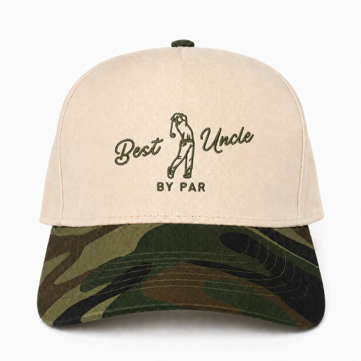 Custom Best Uncle By Par Embroidered Snapback Hat – Funny Uncle Golf Gift