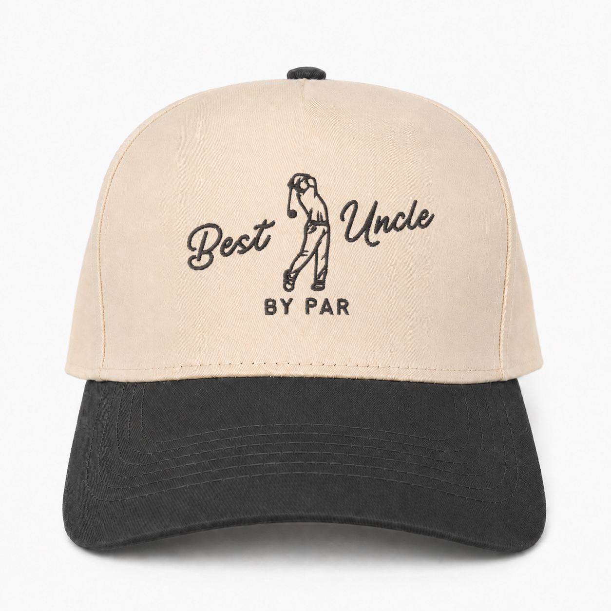 Custom Best Uncle By Par Embroidered Snapback Hat – Funny Uncle Golf Gift