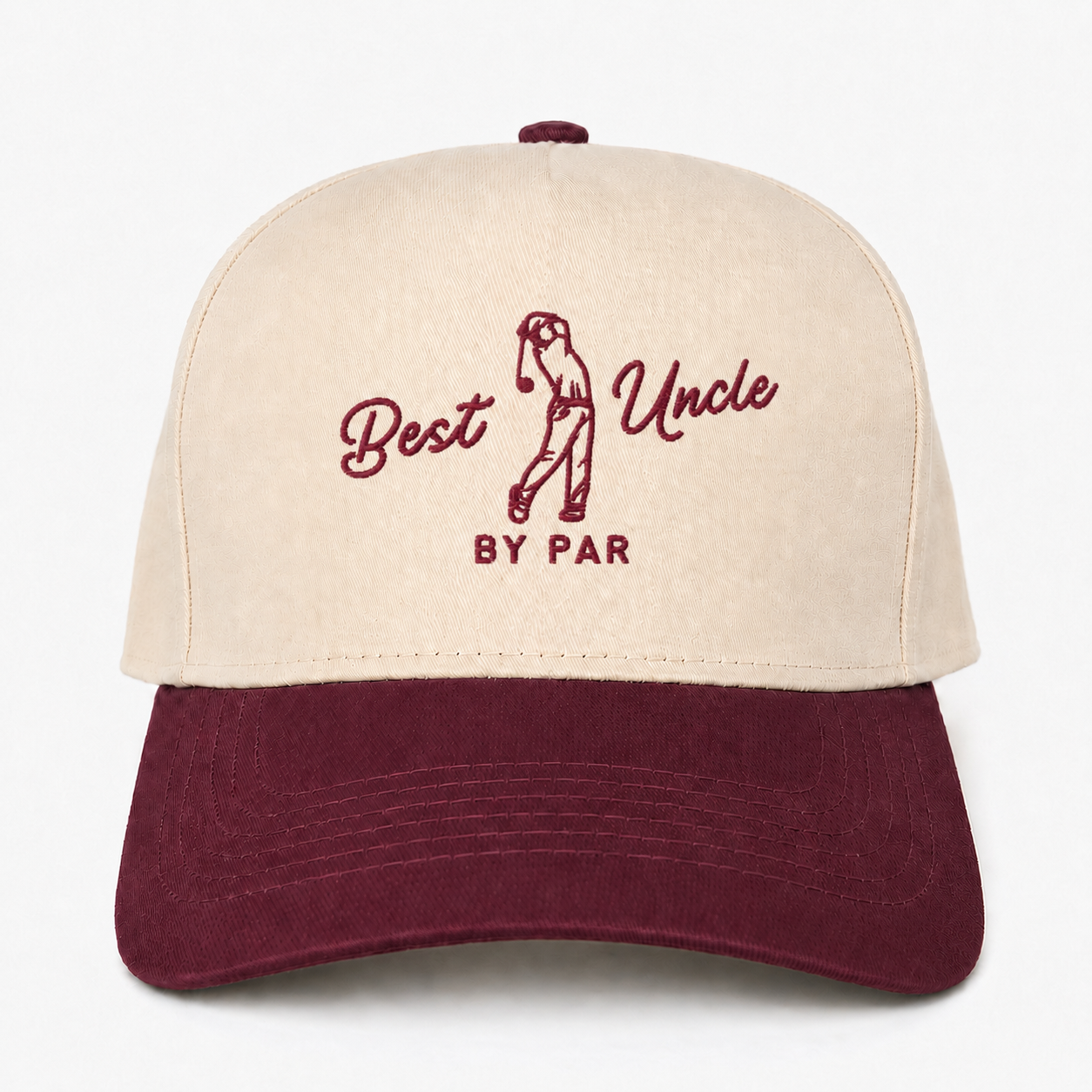 Custom Best Uncle By Par Embroidered Snapback Hat – Funny Uncle Golf Gift