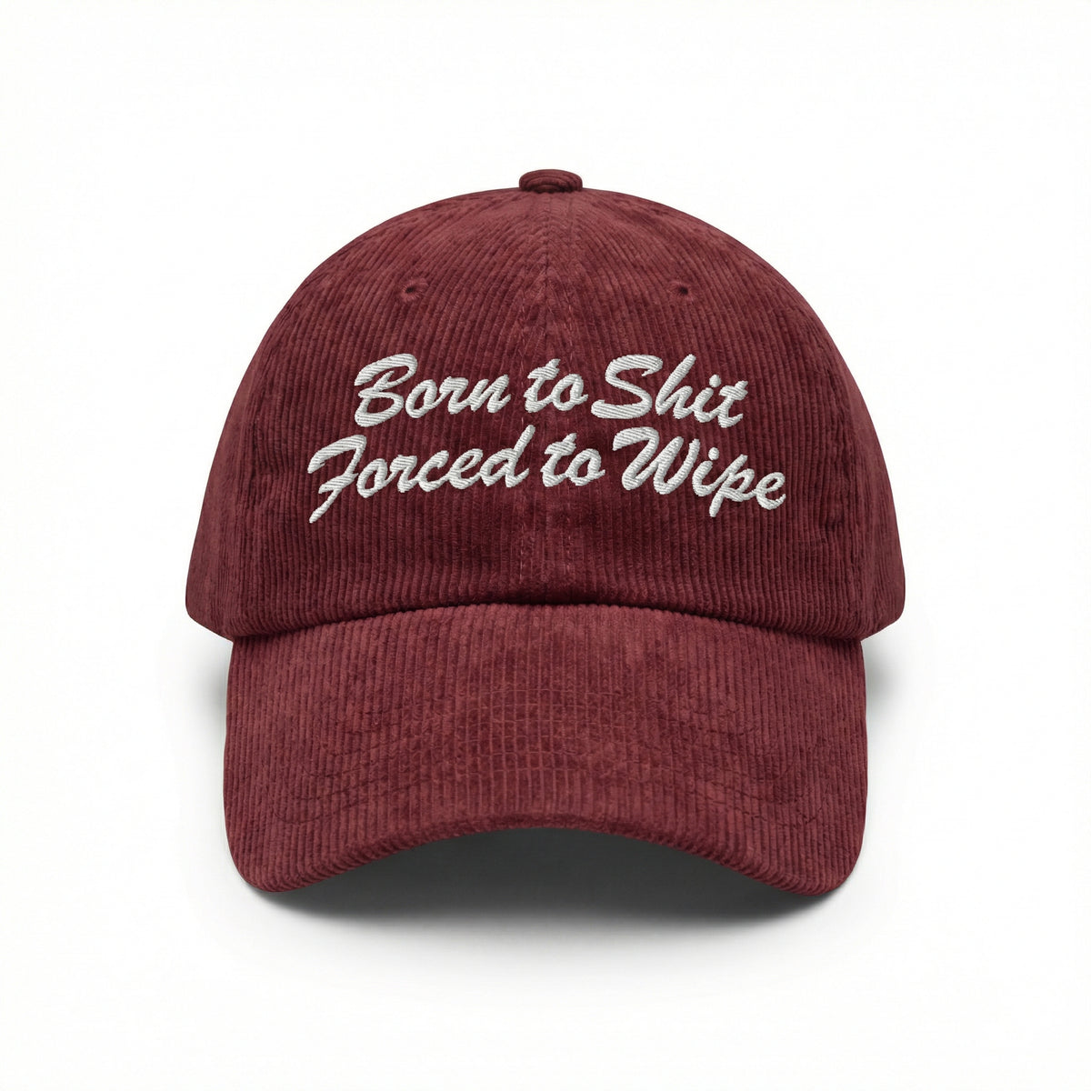 Custom Born to Go Forced to Clean Embroidered Hat – Funny Meme Dad Cap