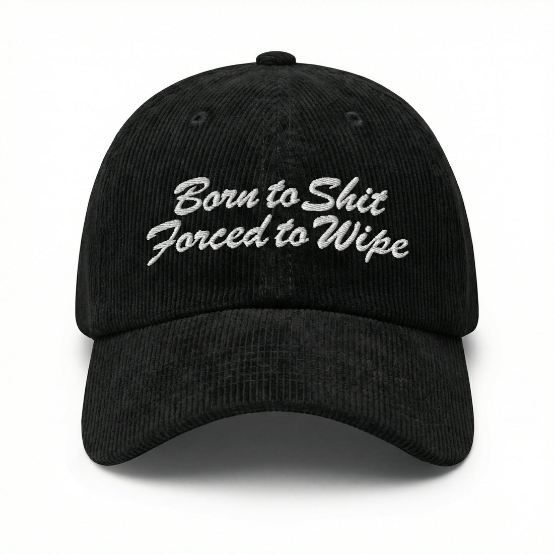 Custom Born to Go Forced to Clean Embroidered Hat – Funny Meme Dad Cap