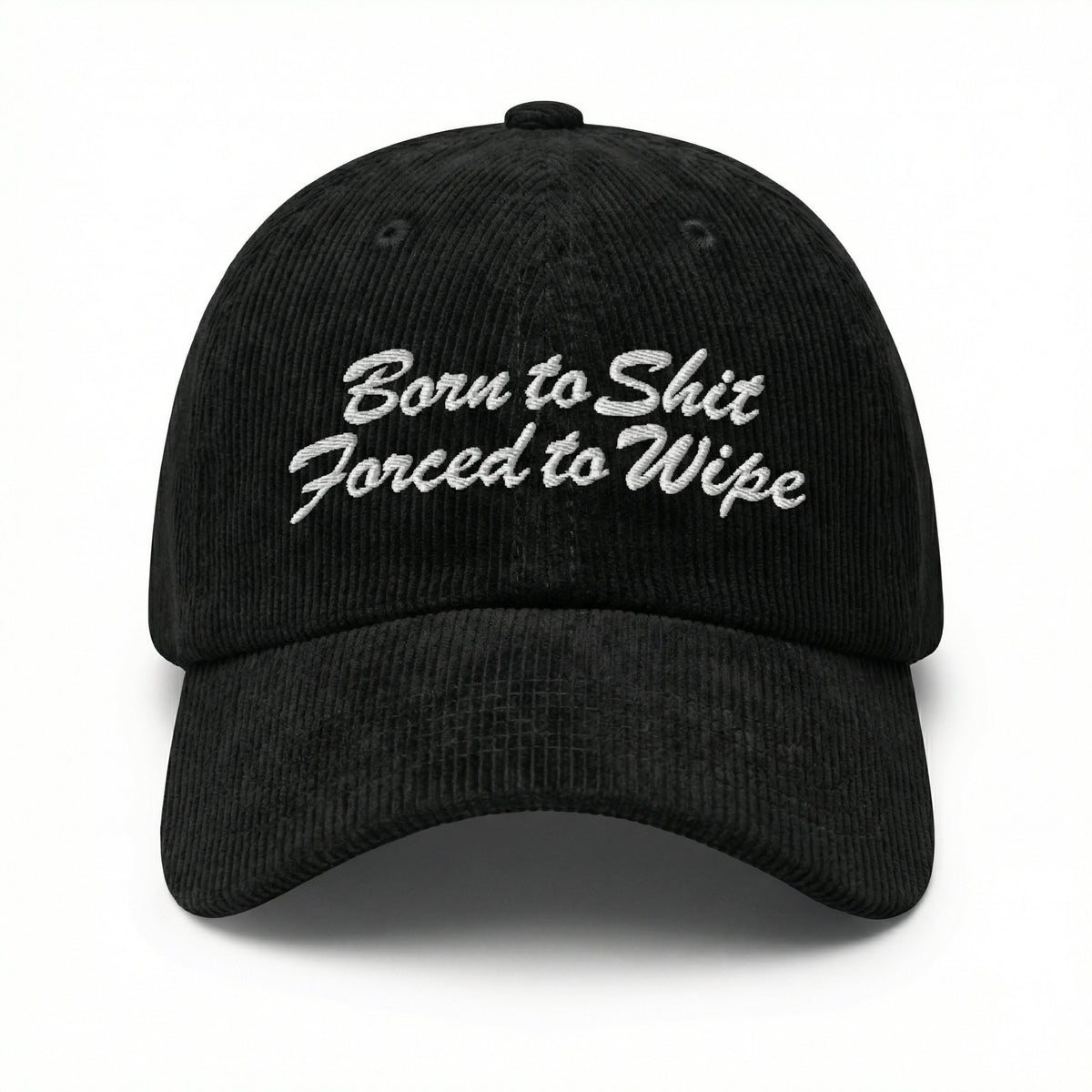 Custom Born to Go Forced to Clean Embroidered Hat – Funny Meme Dad Cap