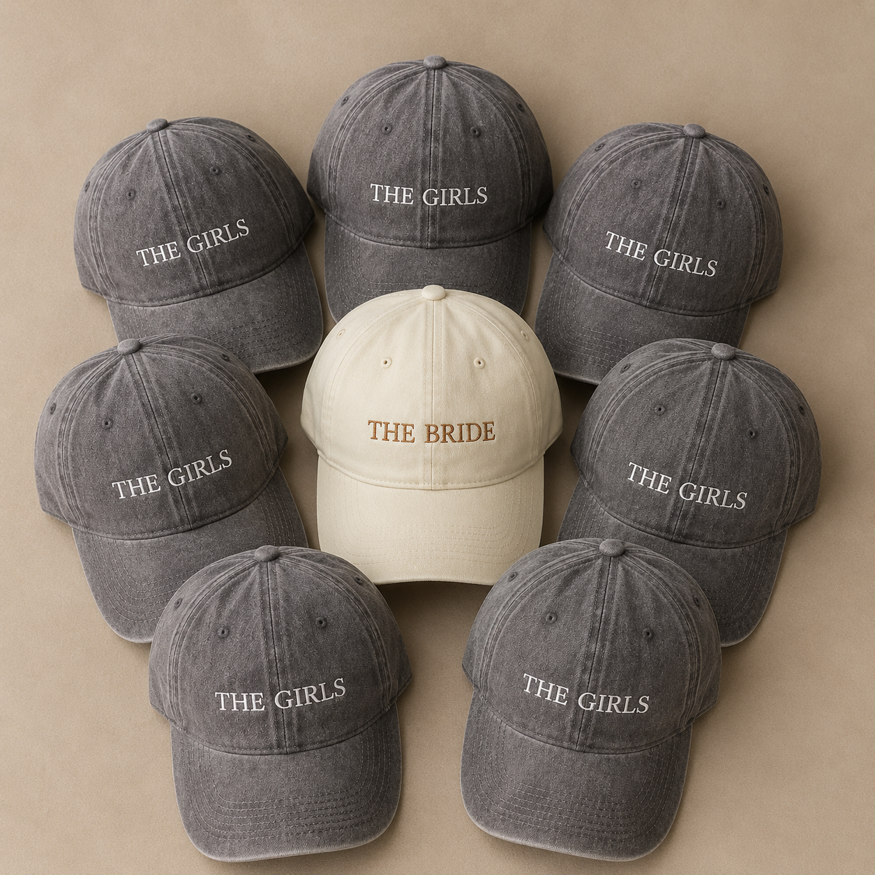 Bride Squad Custom Baseball Cap for Bridesmaids