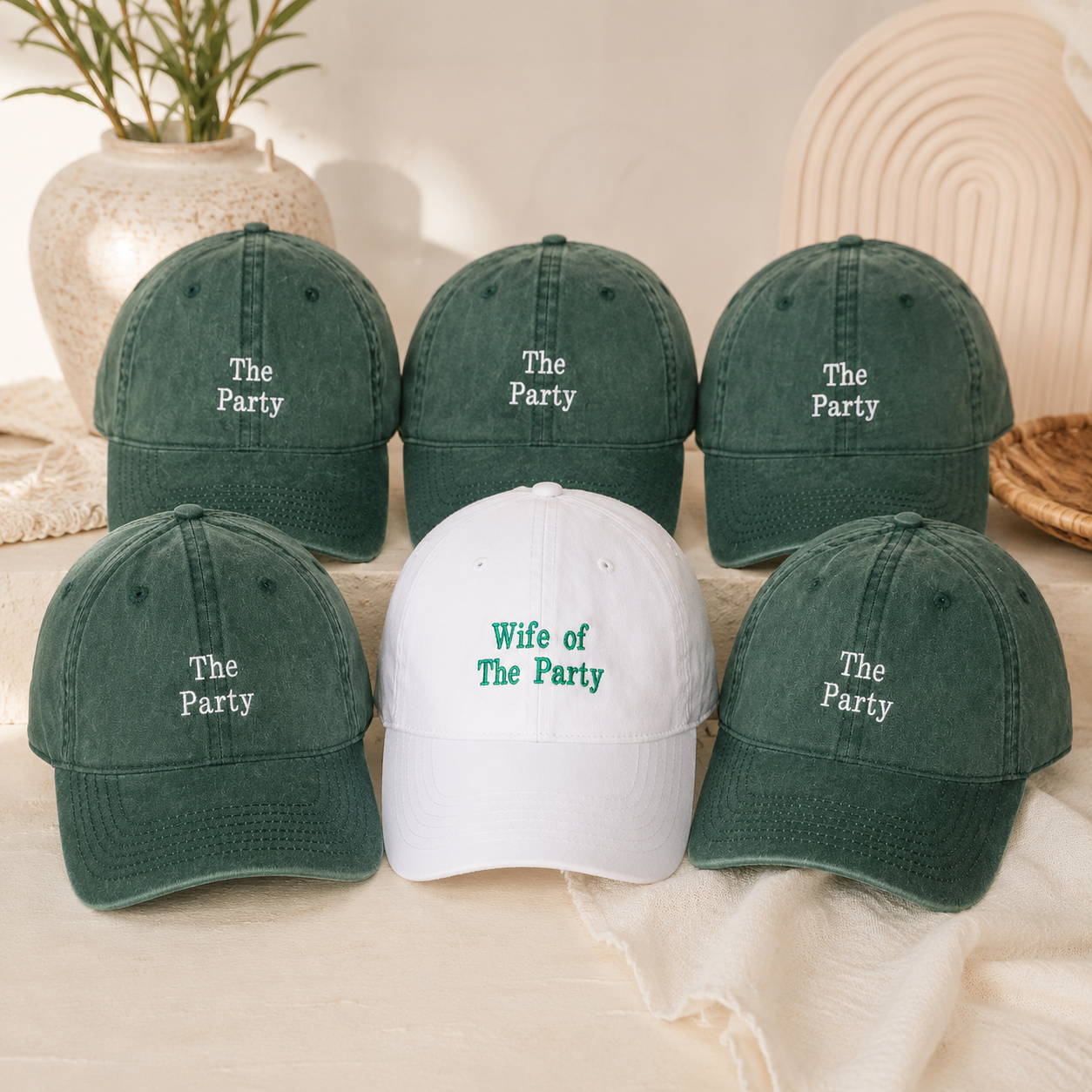 Bride Squad Custom Baseball Cap for Bridesmaids