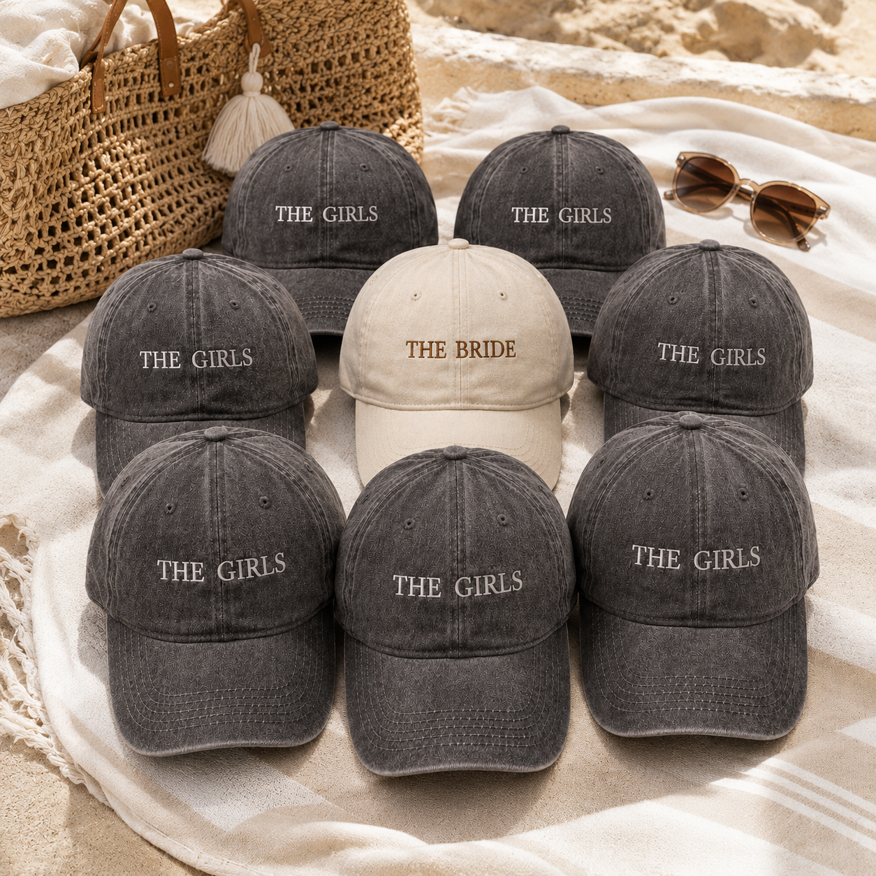 Bride Squad Custom Baseball Cap for Bridesmaids